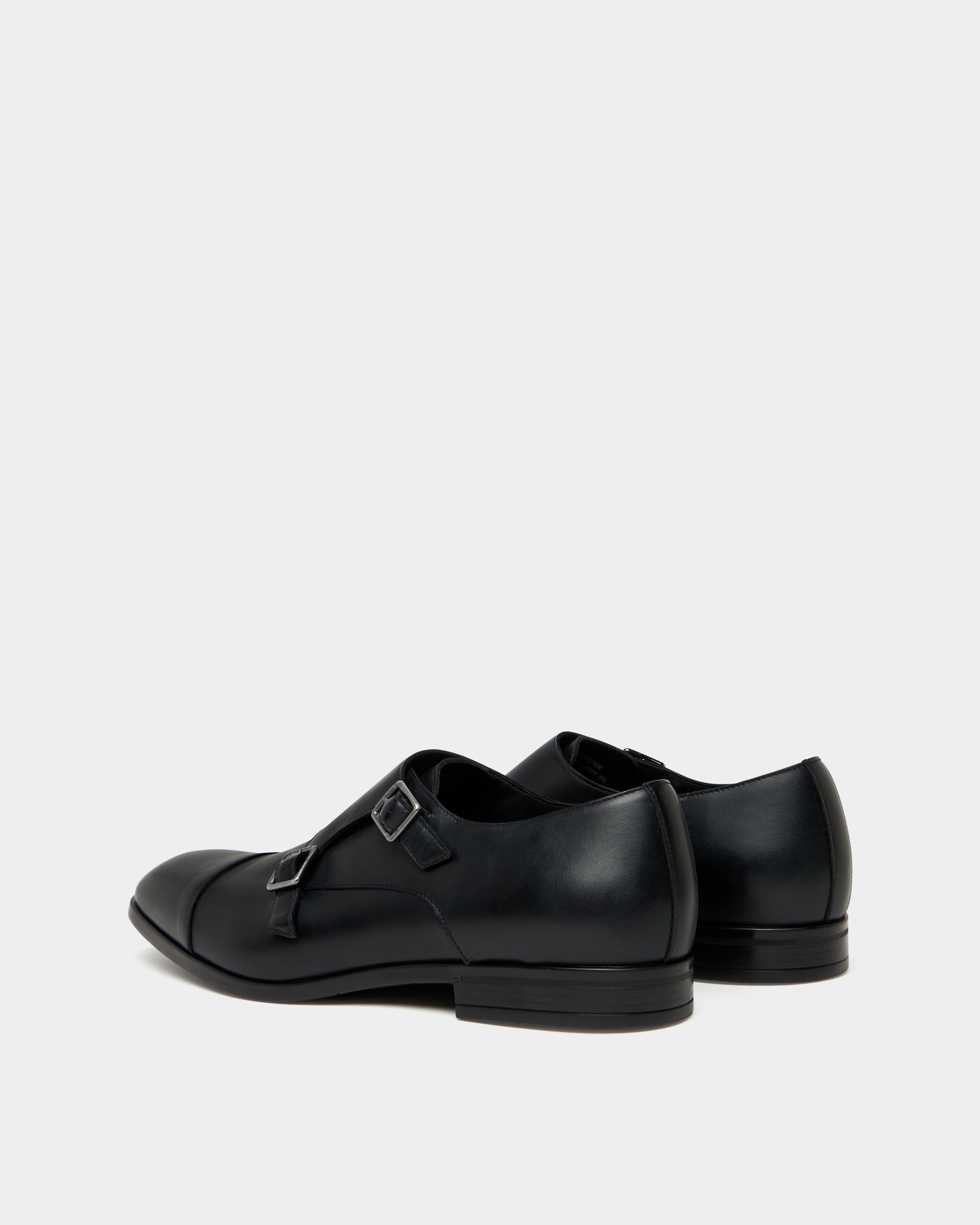 Bally Onizy Double Monk Strap In Black Leather-in-Black-3-Bally Outlet