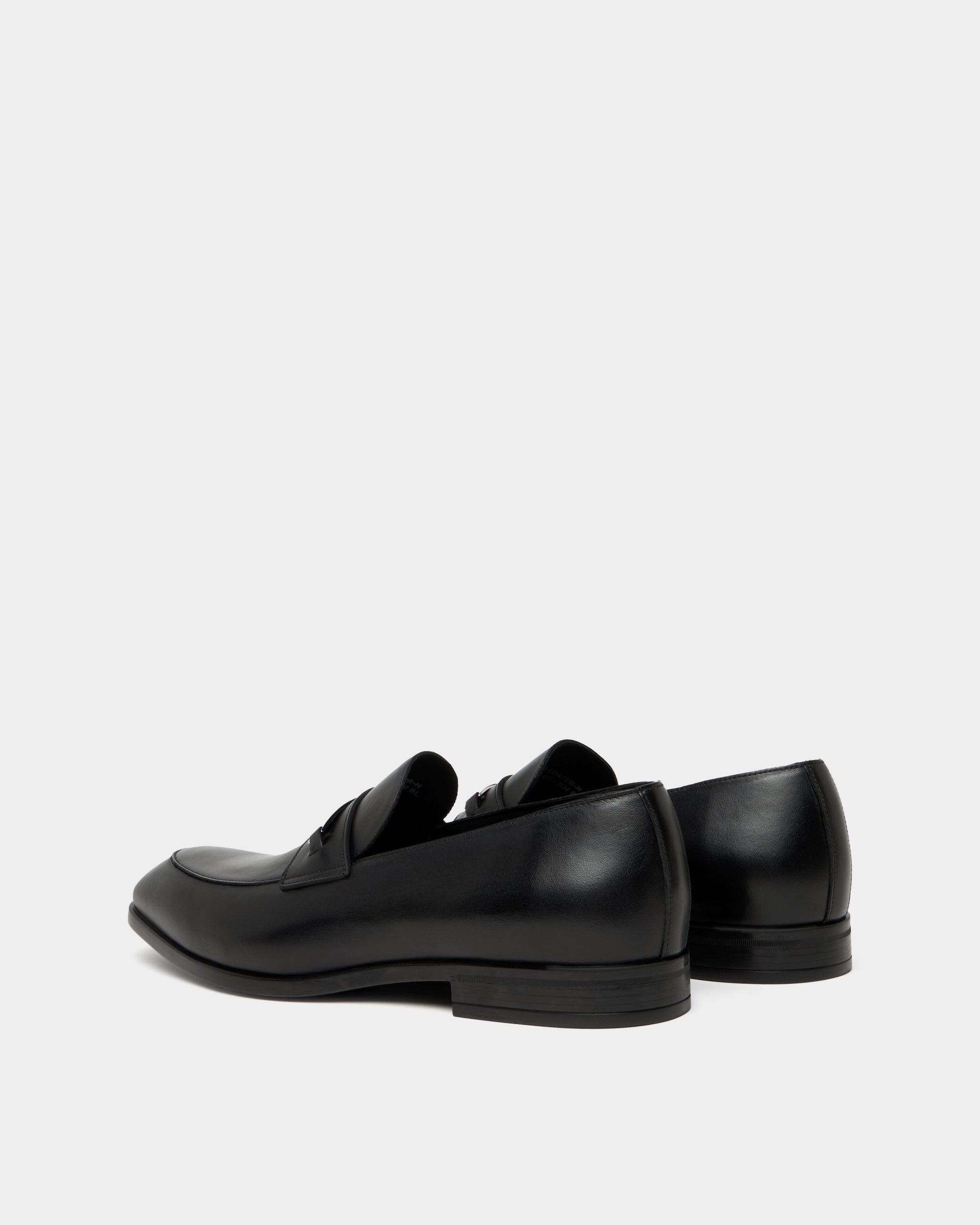 Bally Onizy Loafer In Black Leather-in-Black-3-Bally Outlet