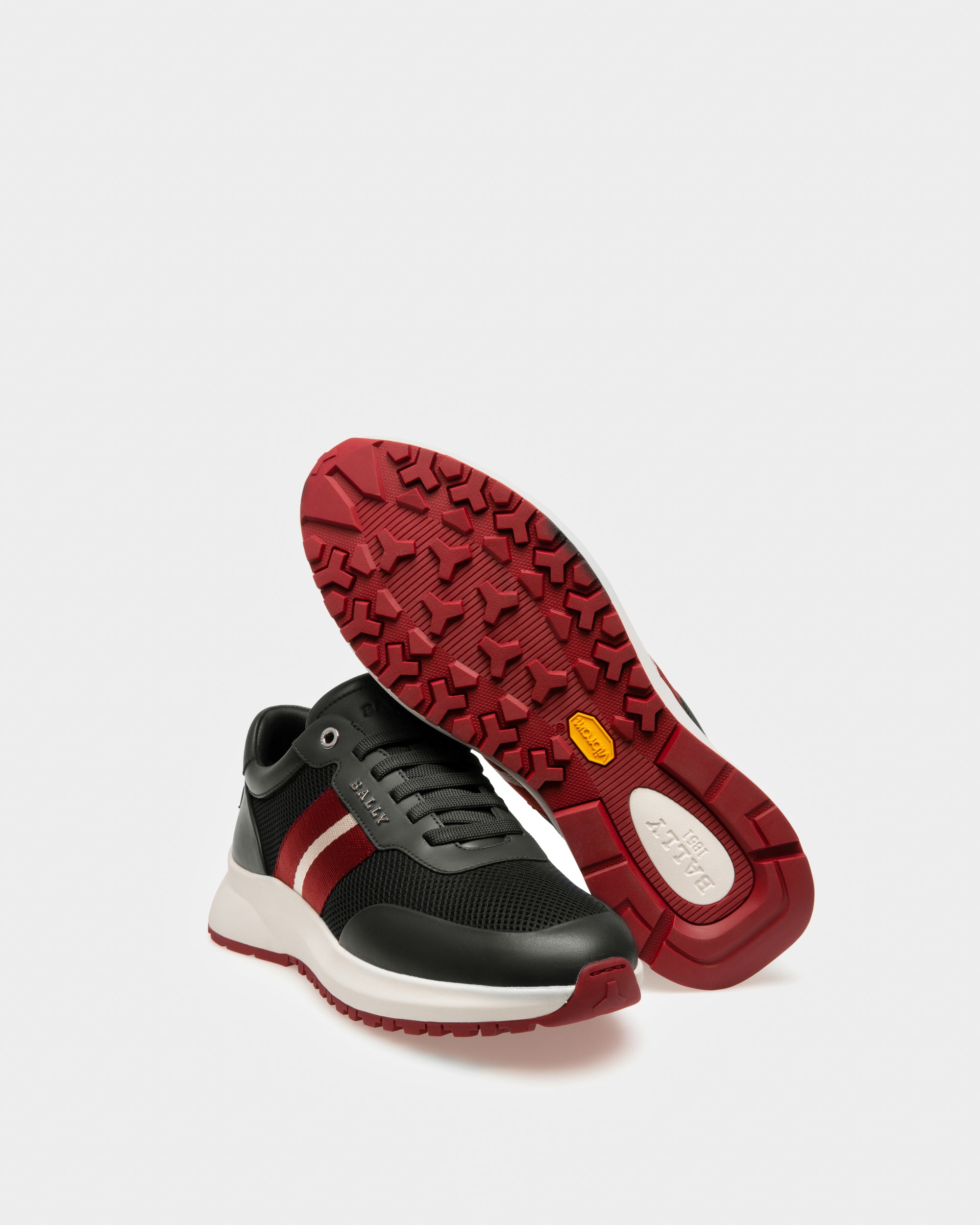 Bally Daryn-T Leather Sneakers-in-Black-4-Bally Outlet