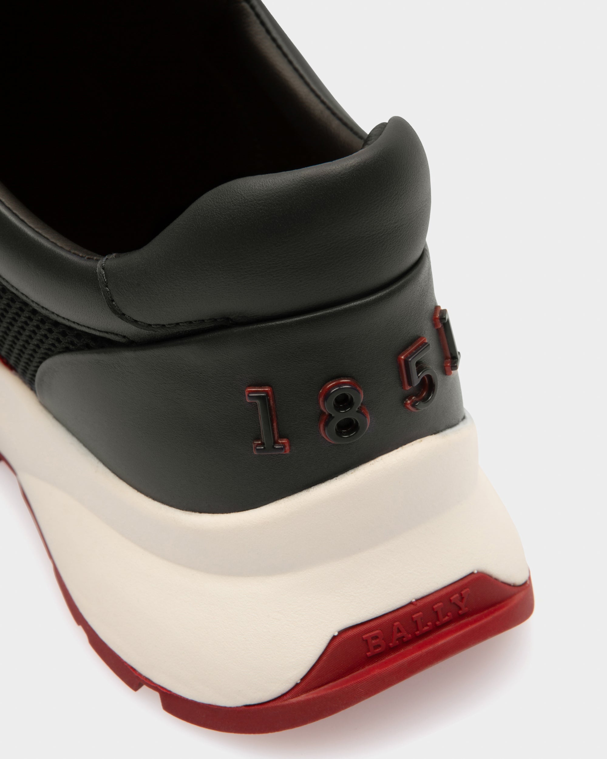 Bally Daryn-T Leather Sneakers-in-Black-5-Bally Outlet