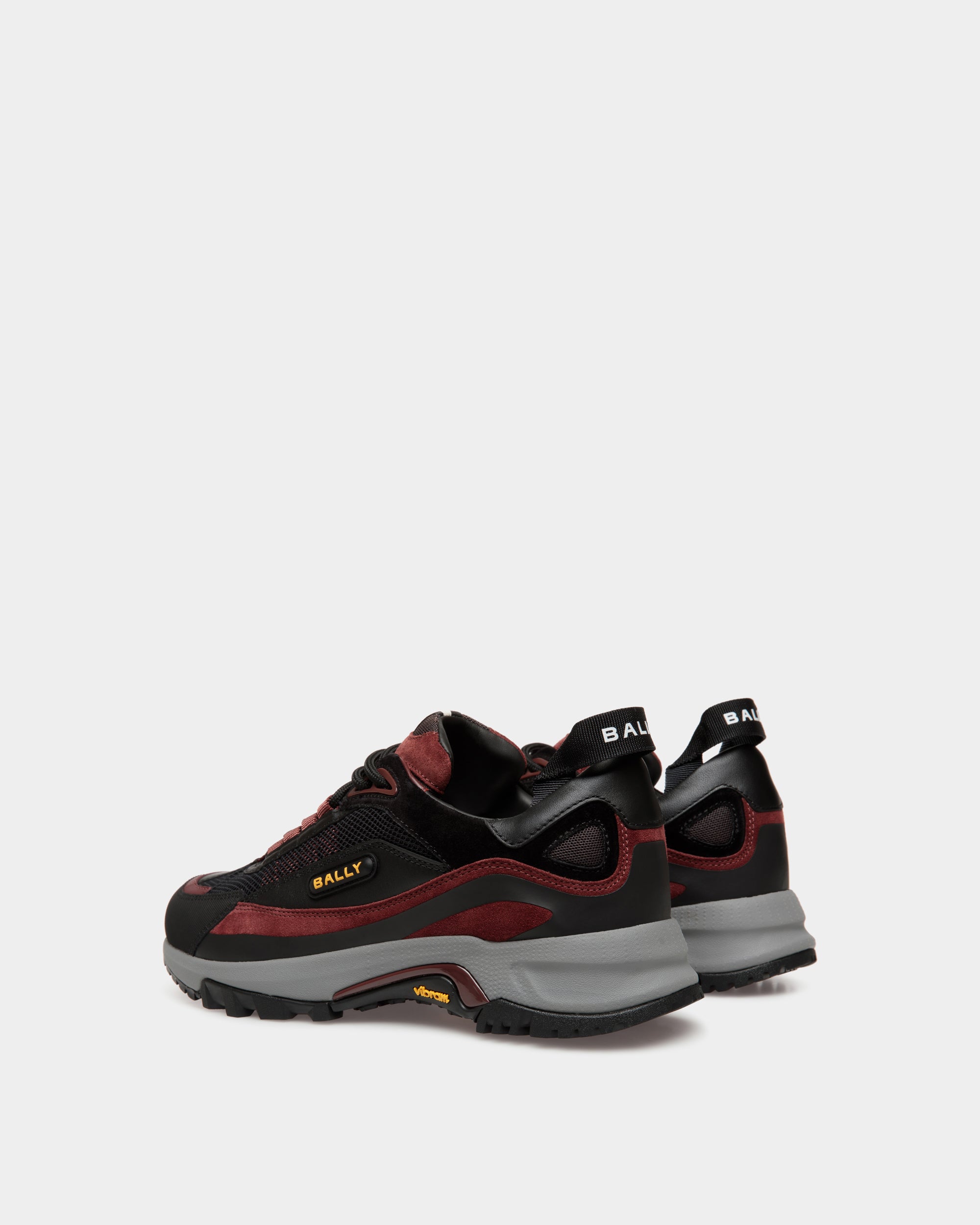 Bally Faren Sneaker in Andorra Leather and Nylon-in-Multi-3-Bally Outlet