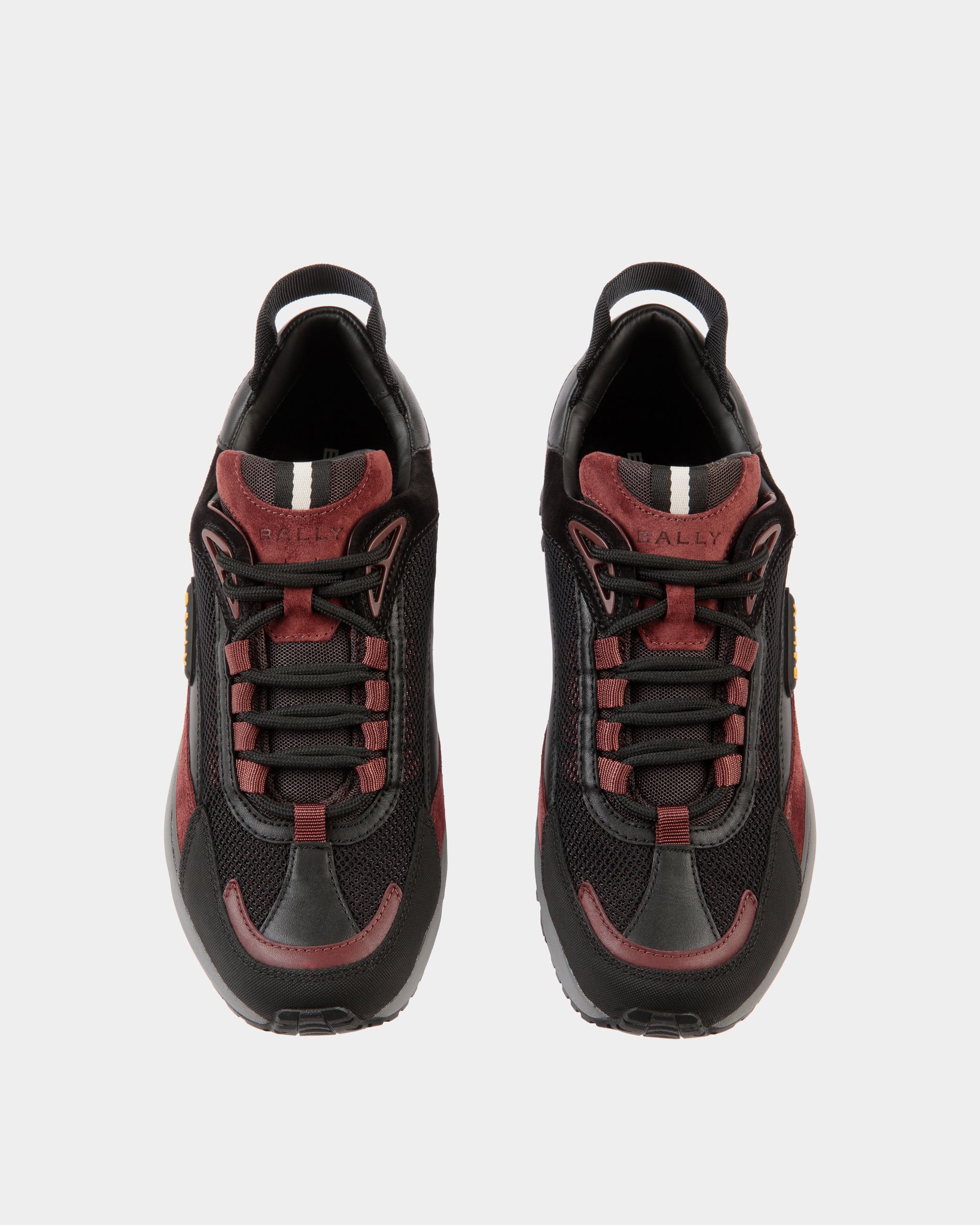 Bally Faren Sneaker in Andorra Leather and Nylon-in-Multi-4-Bally Outlet