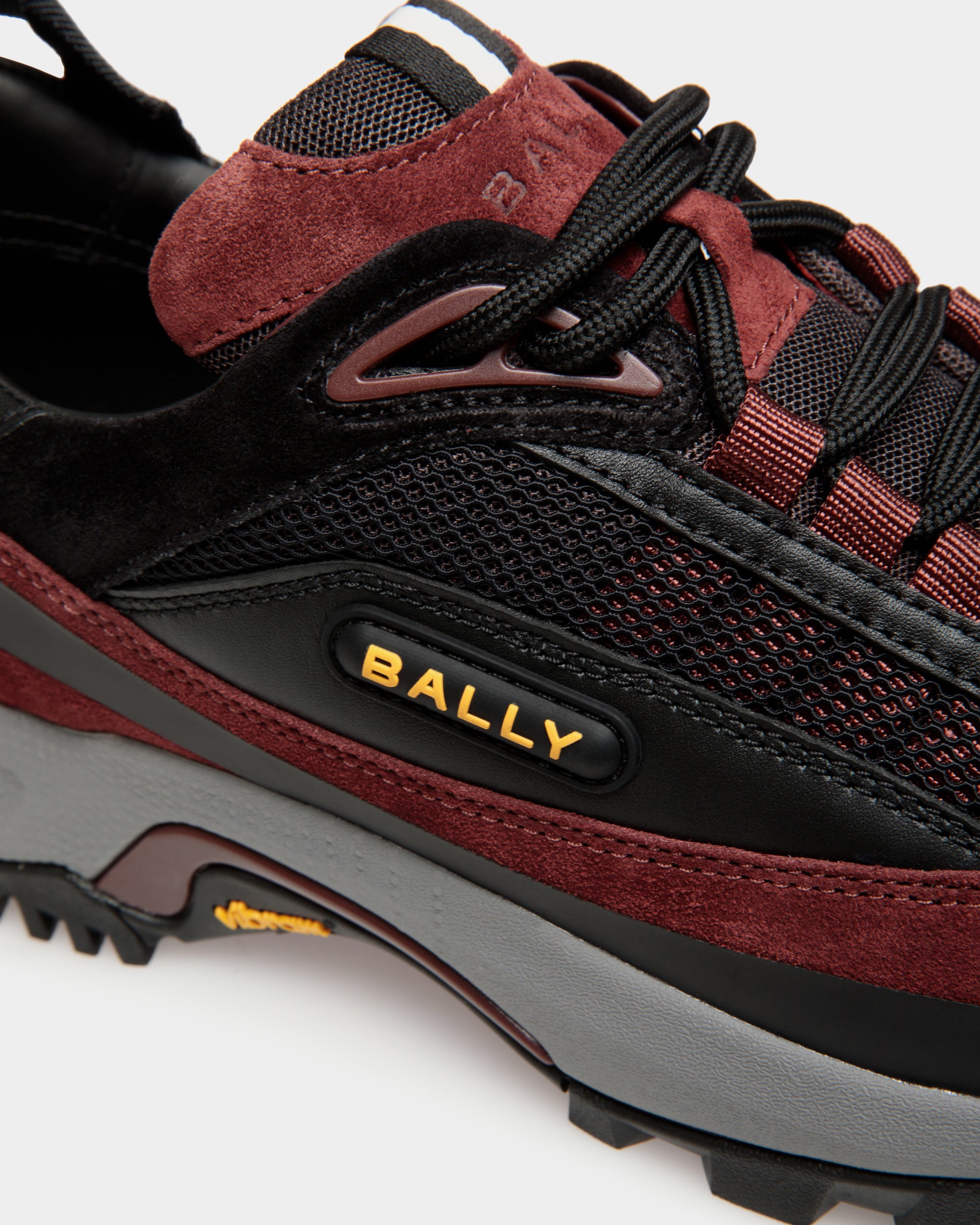 Bally Faren Sneaker in Andorra Leather and Nylon-in-Multi-5-Bally Outlet