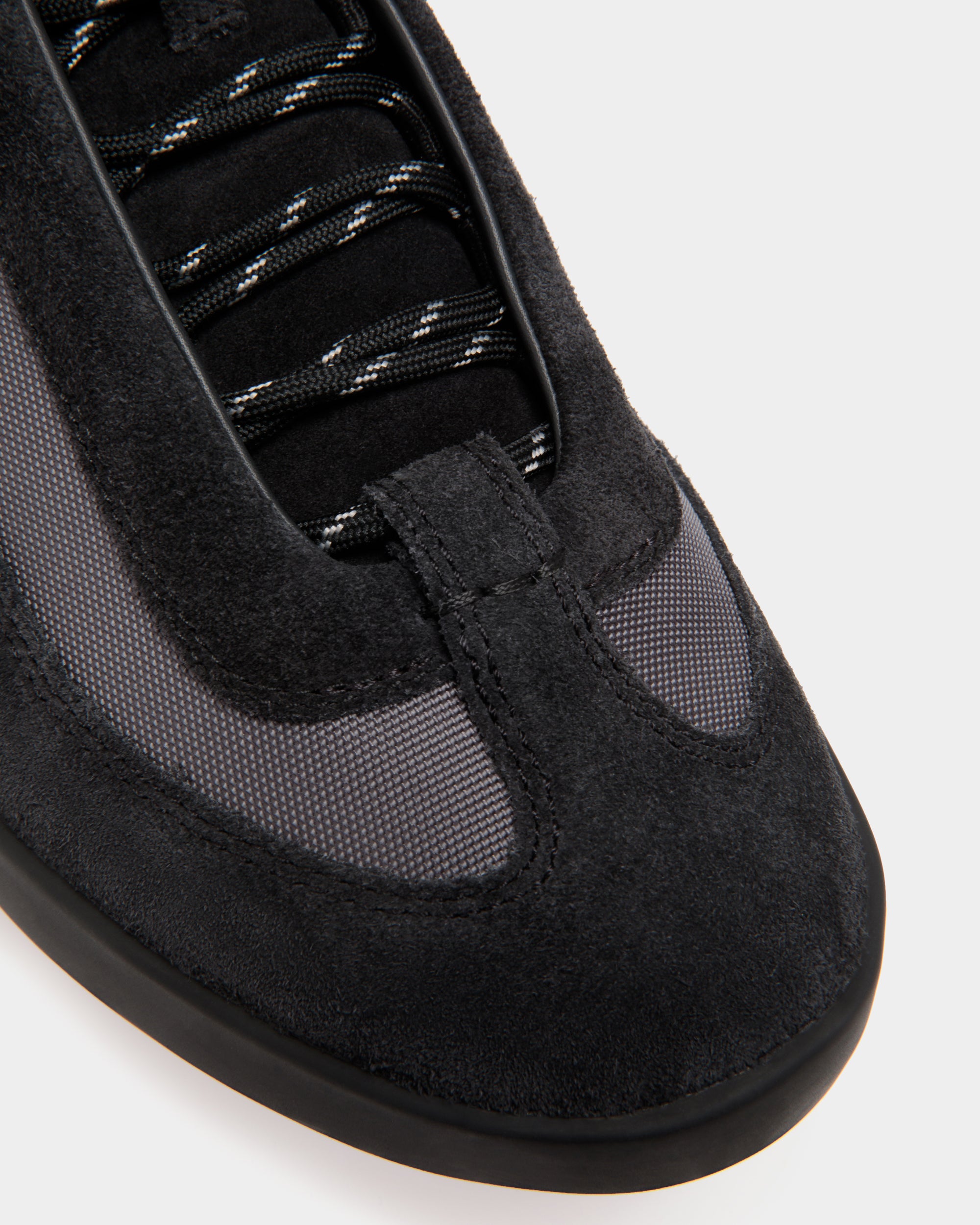 Bally Manto Runner Sneaker in Black Mesh-in-Black-5-Bally Outlet