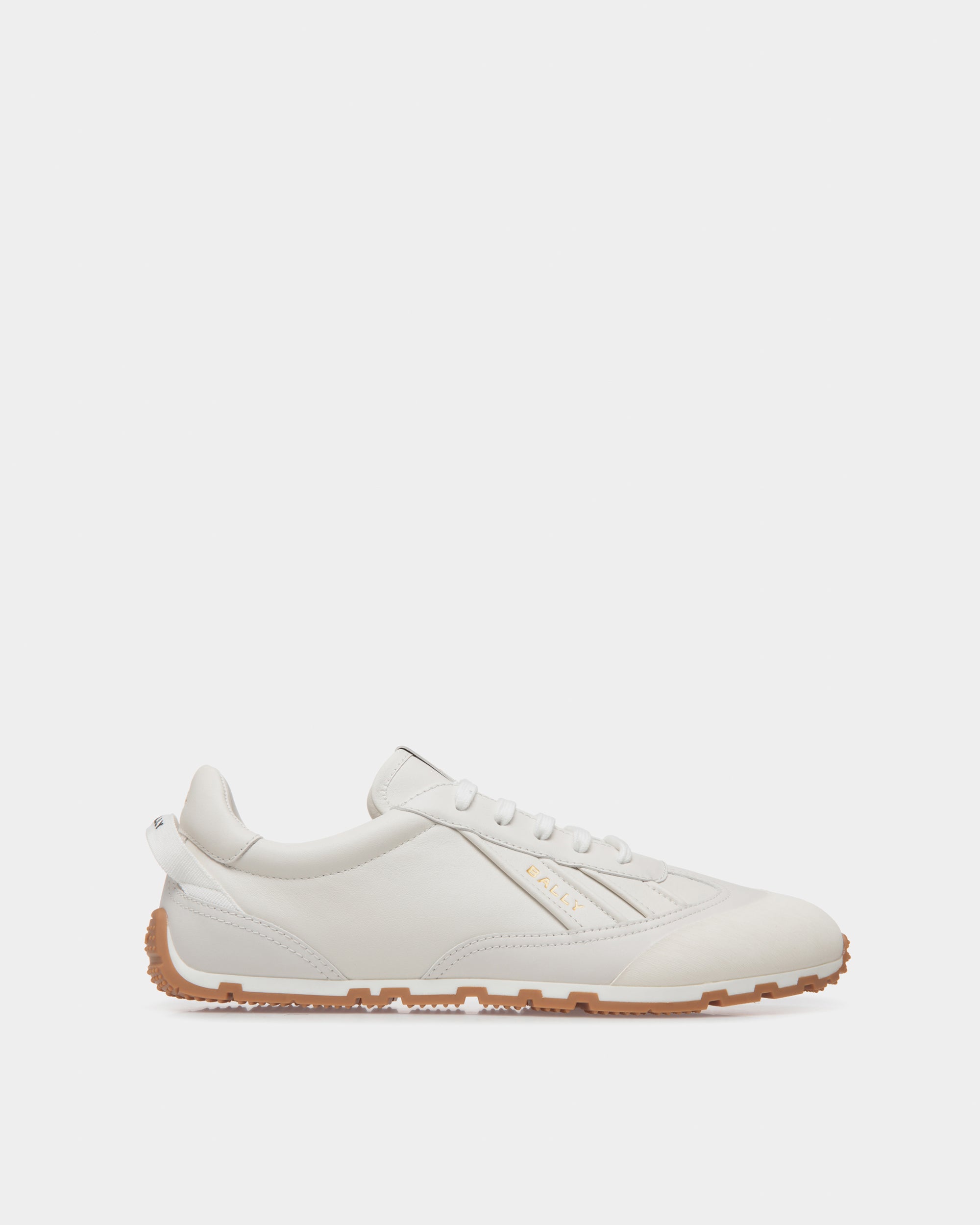 Bally Quarry Sneaker in White Leather-in-White-2-Bally Outlet