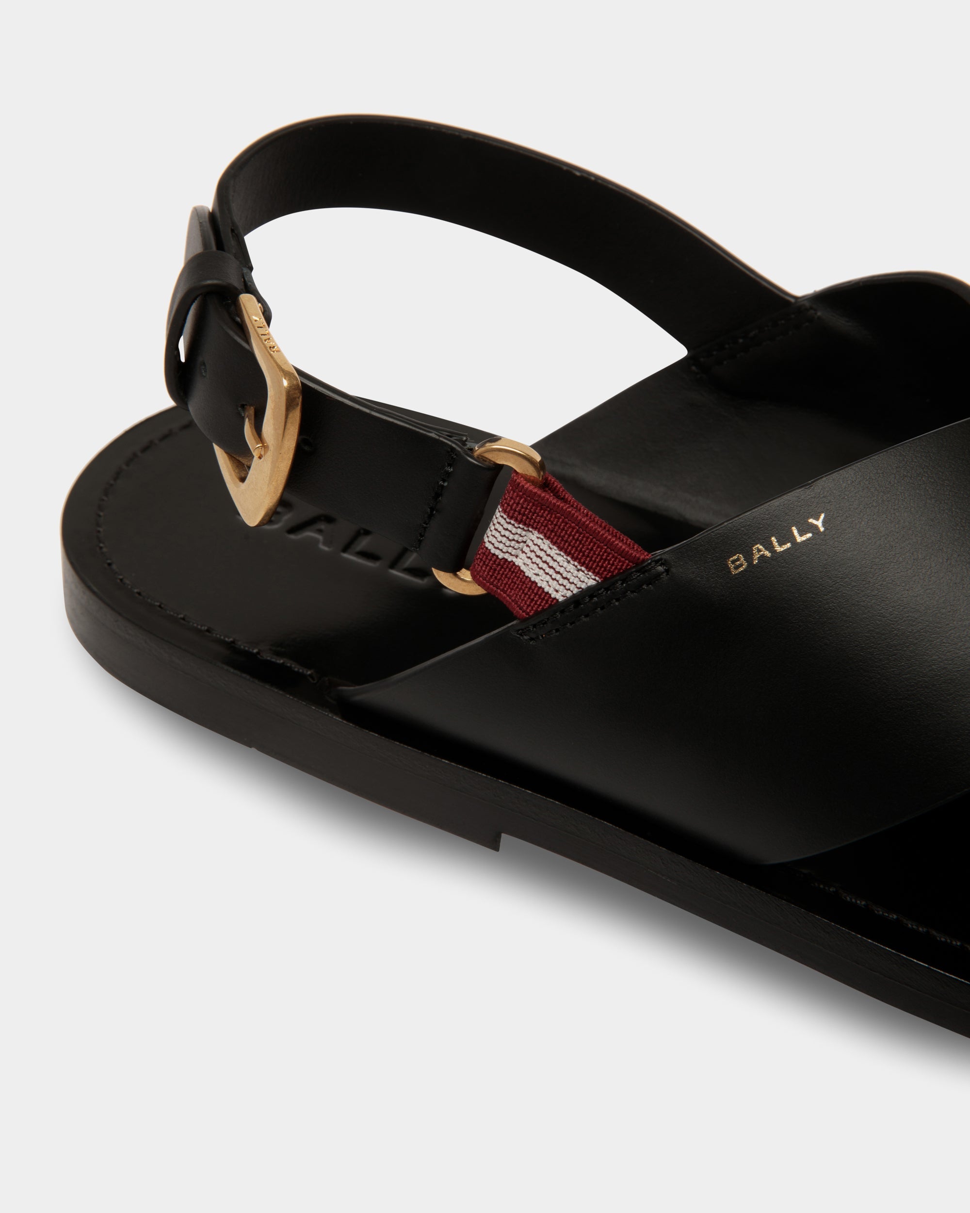 Chateau Sandal in Black Leather-6308062-(4)-Bally Indonesia.