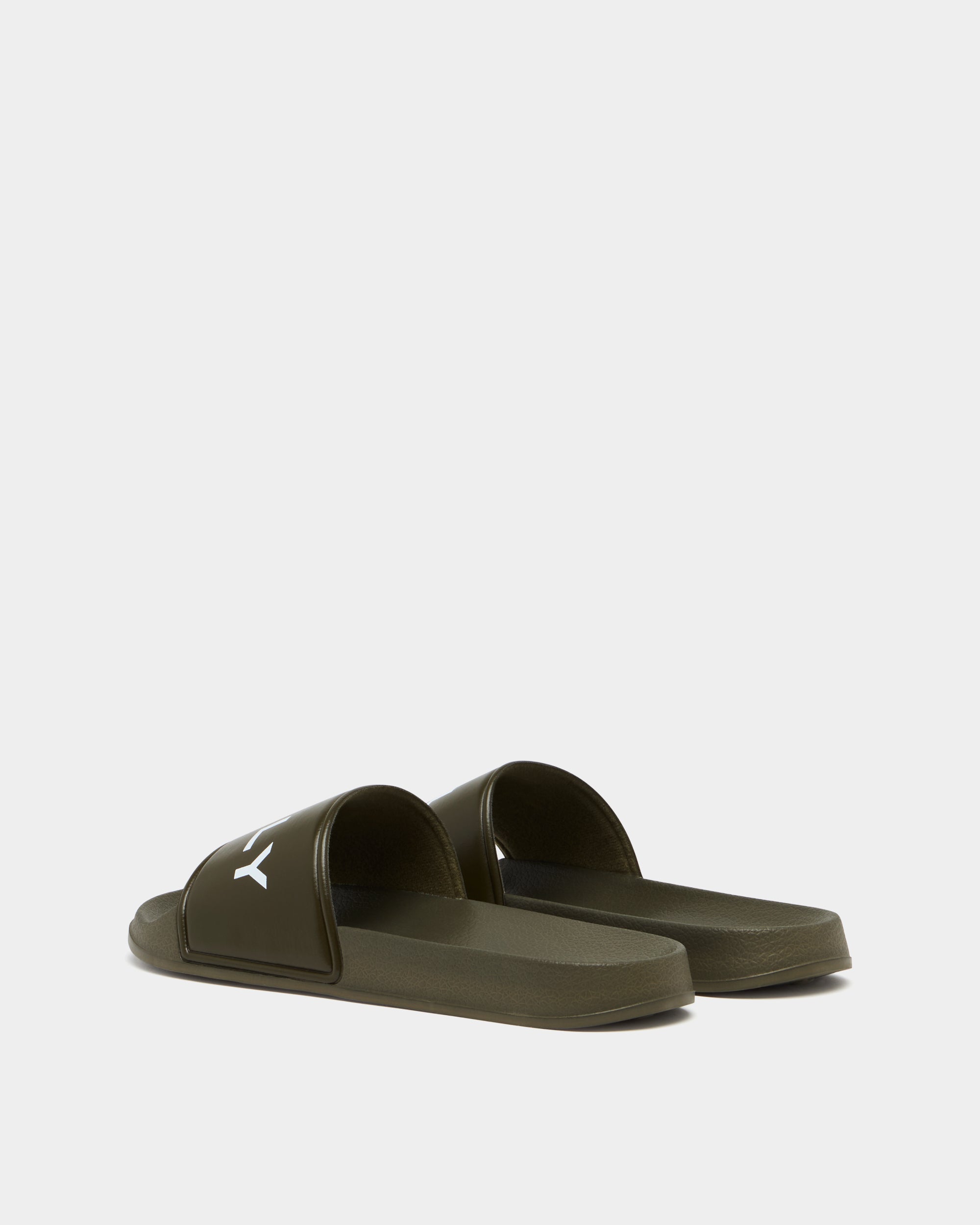 Bally Summer Slide In Green Rubber-in-Green-3-Bally Outlet