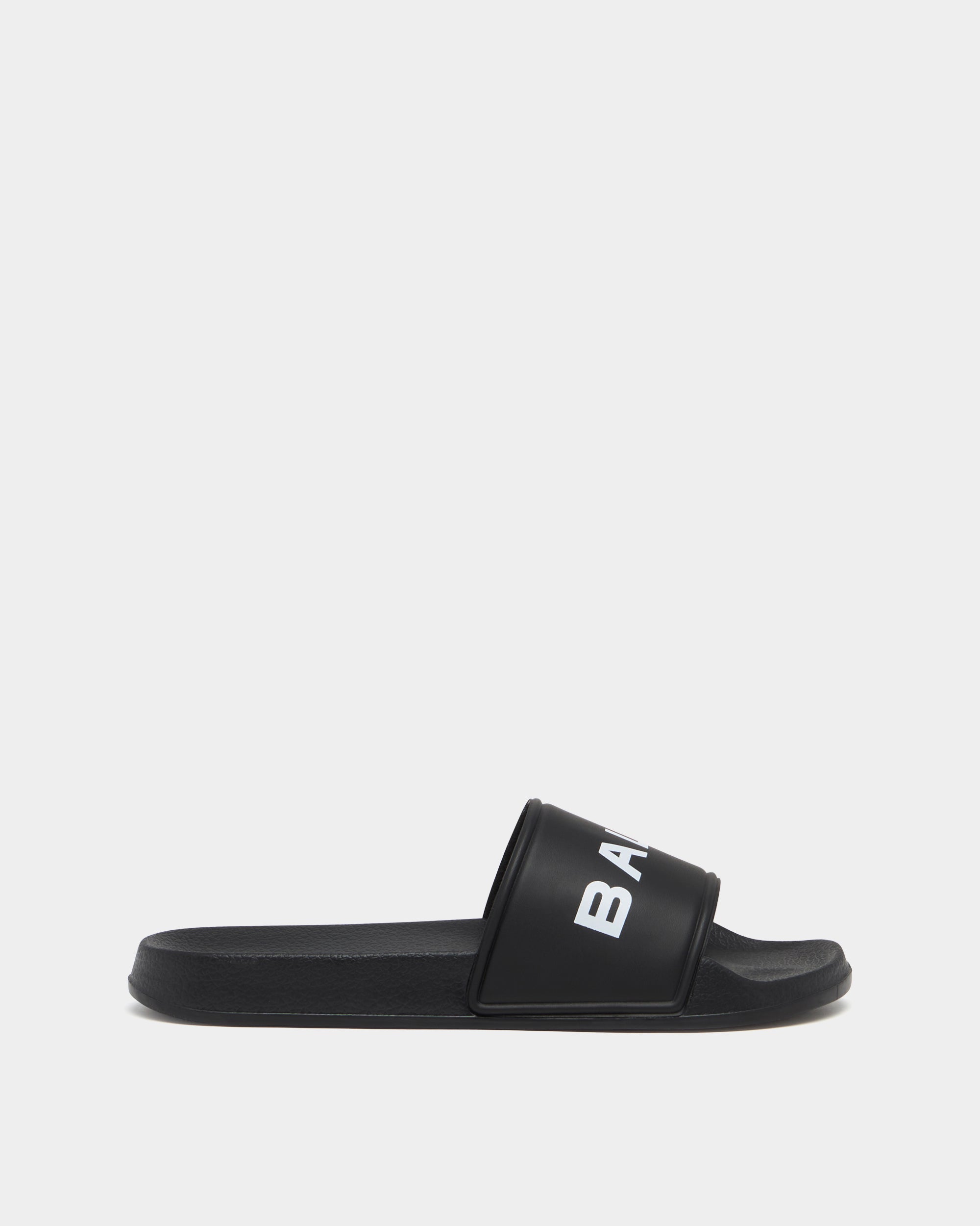 Bally Summer Slide In Black Rubber-in-Black-2-Bally Outlet