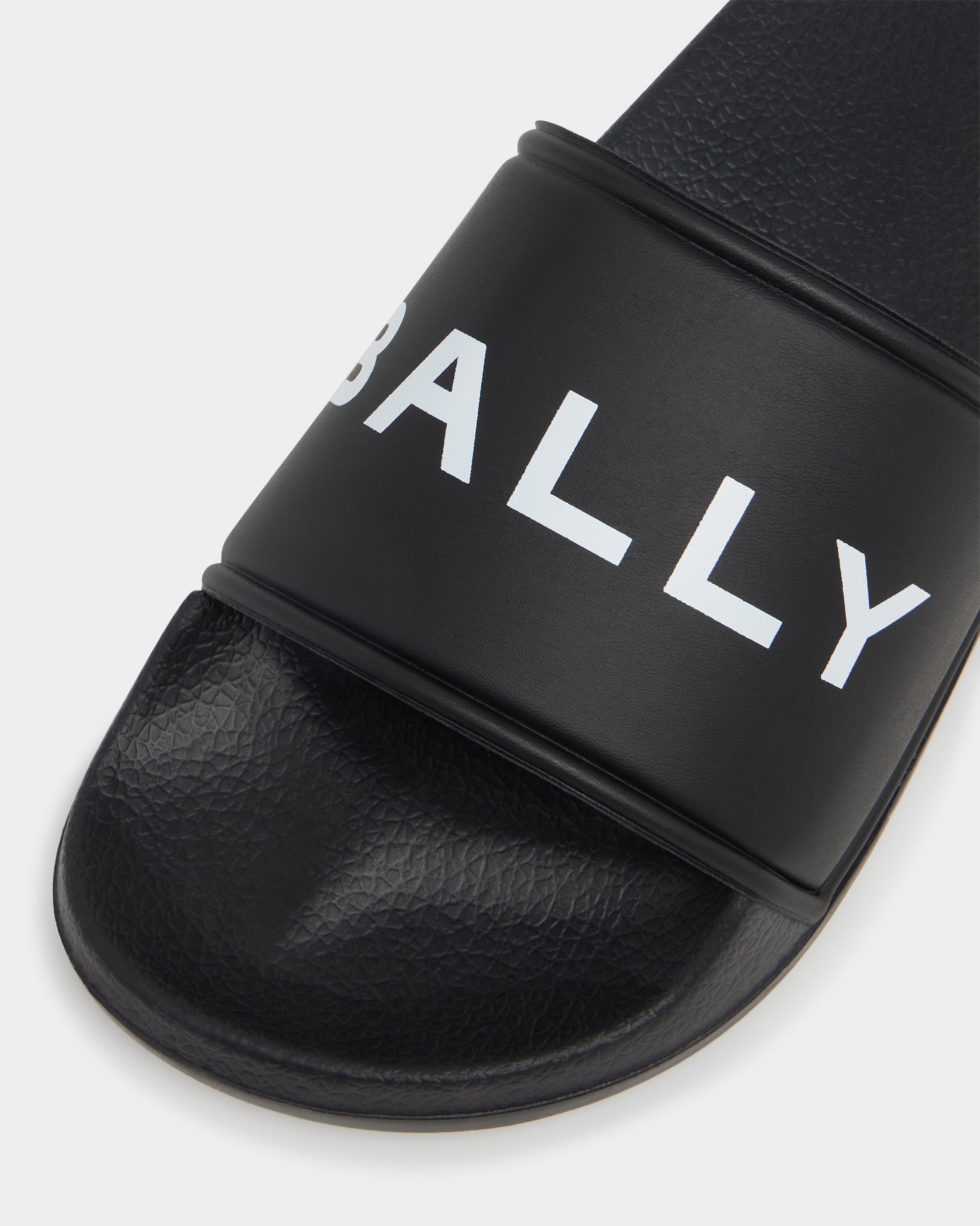 Bally Summer Slide In Black Rubber-in-Black-5-Bally Outlet