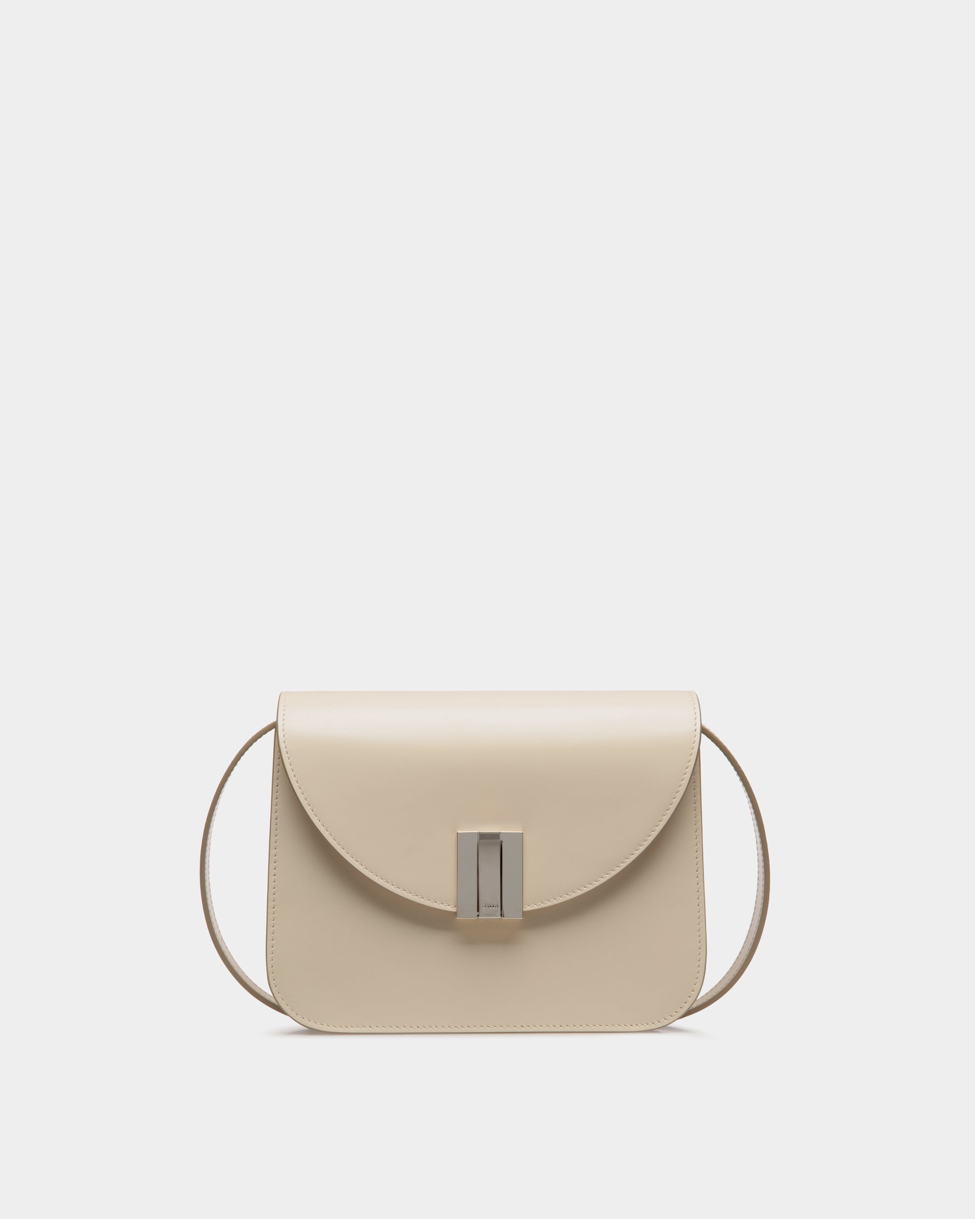 Bally Ollam Crossbody Bag in Leather-in-White-1-Bally Outlet