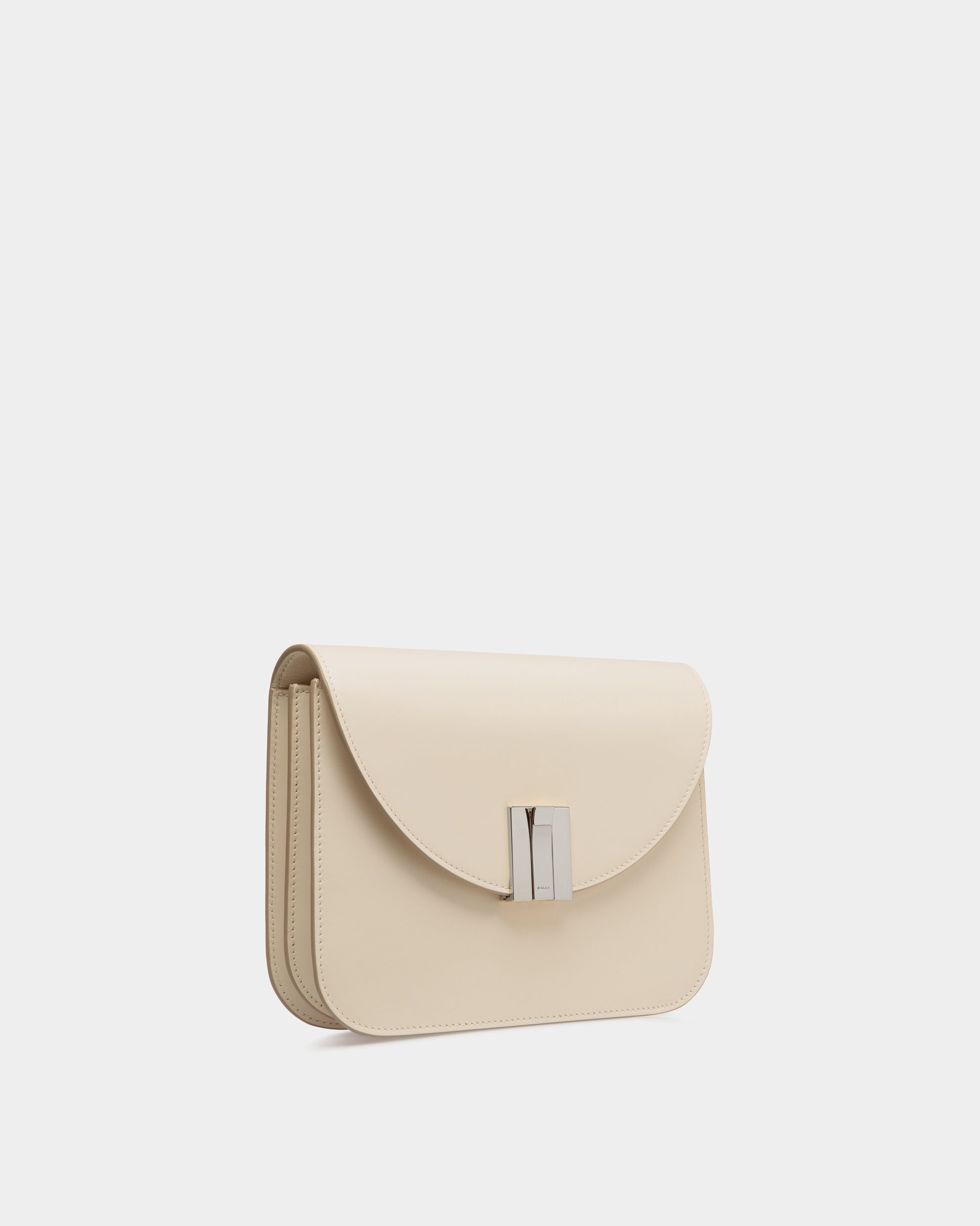 Bally Ollam Crossbody Bag in Leather-in-White-3-Bally Outlet