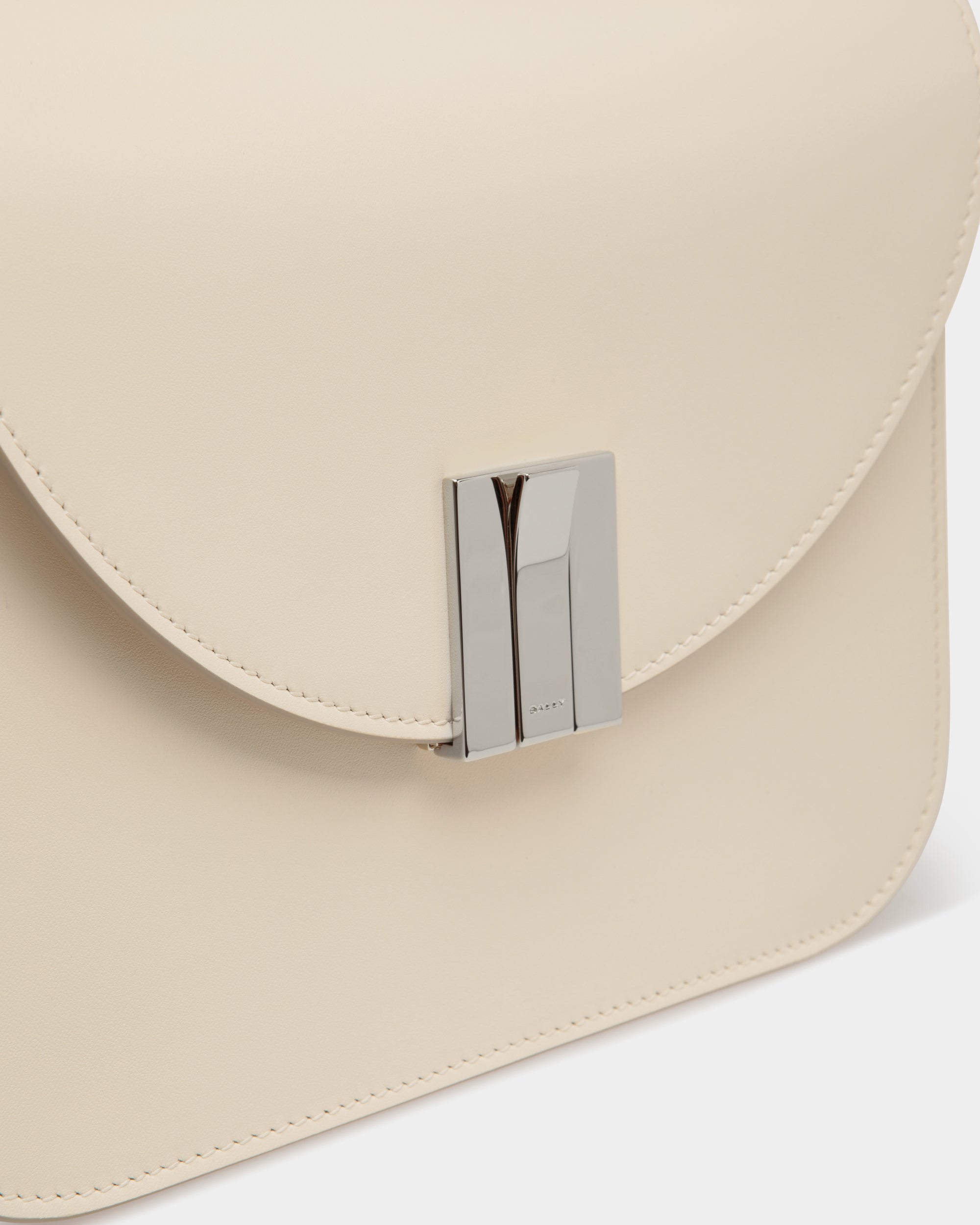Bally Ollam Crossbody Bag in Leather-in-White-6-Bally Outlet