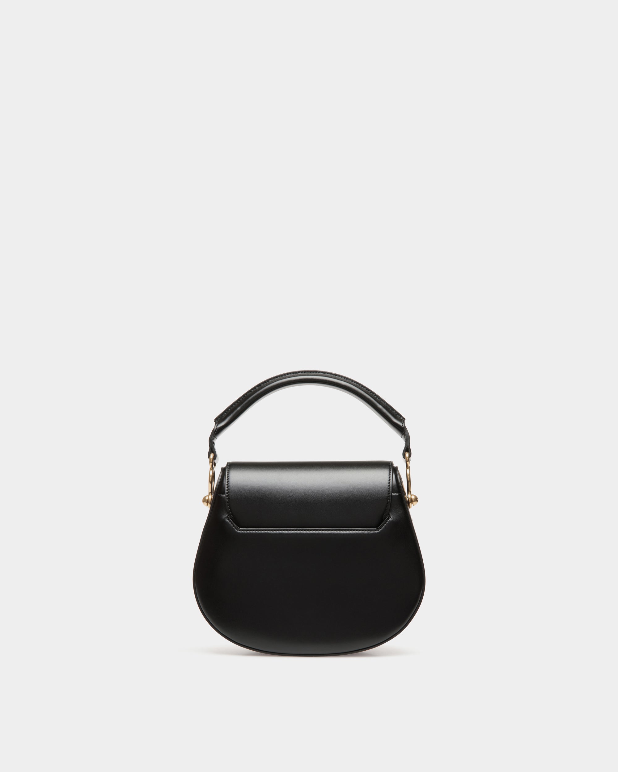 Bally Lune Crossbody Bag In Leather-in-Black-2-Bally Outlet