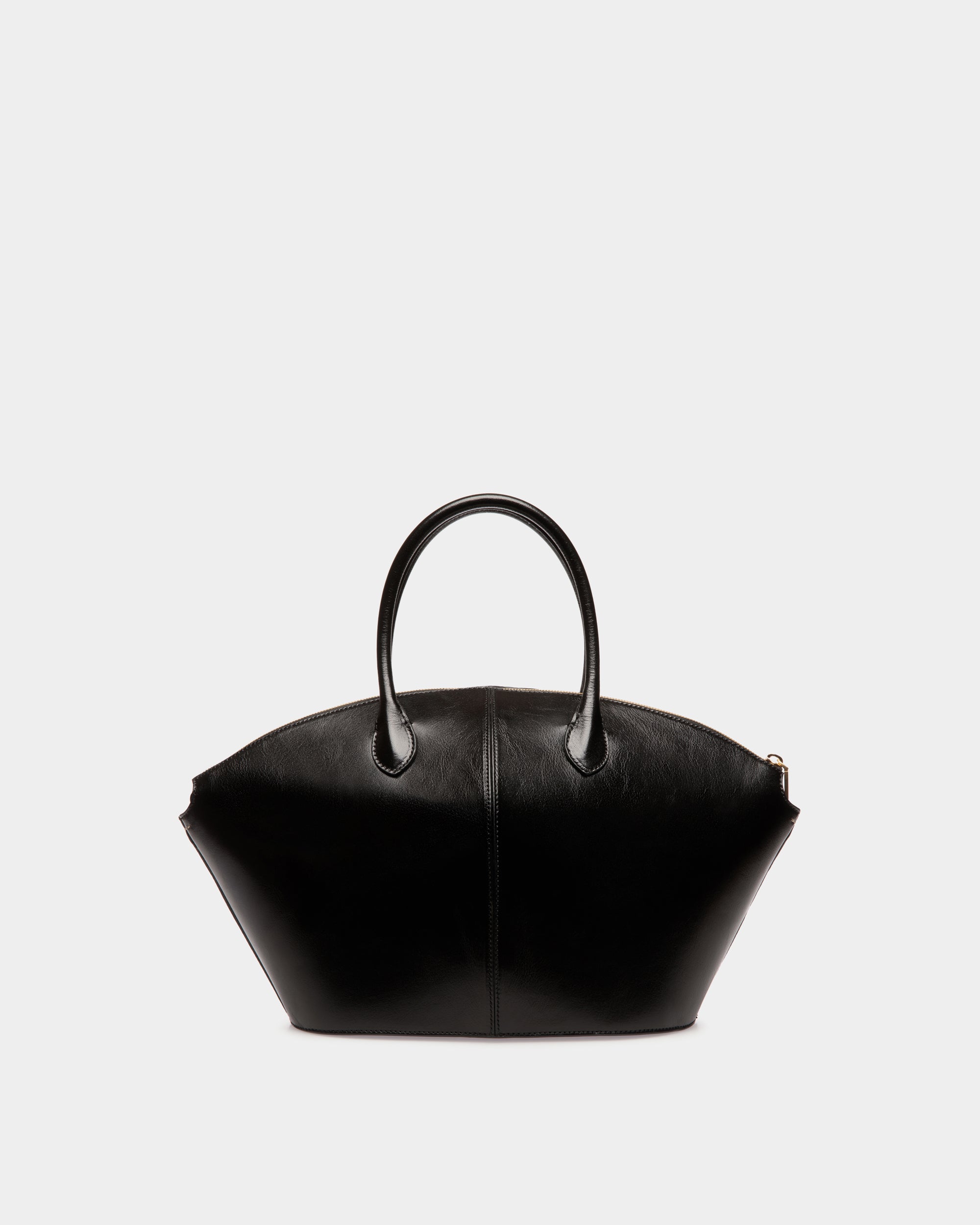 Bally Belle Alpine Top Handle Leather Bag-in-Black-2-Bally Outlet