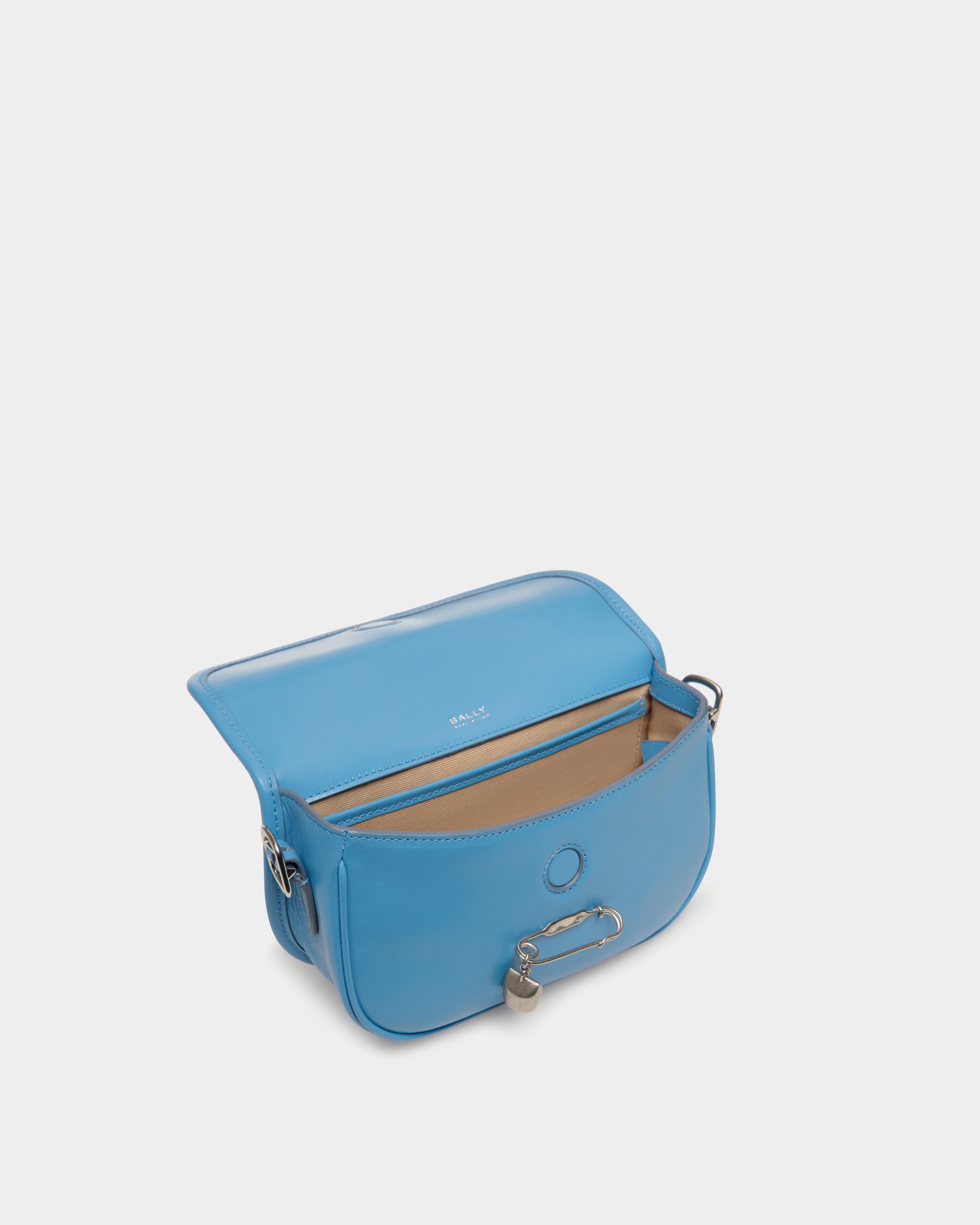 Bally Beckett Minibag in Leather With a Bally Pin-in-Blue-4-Bally Outlet