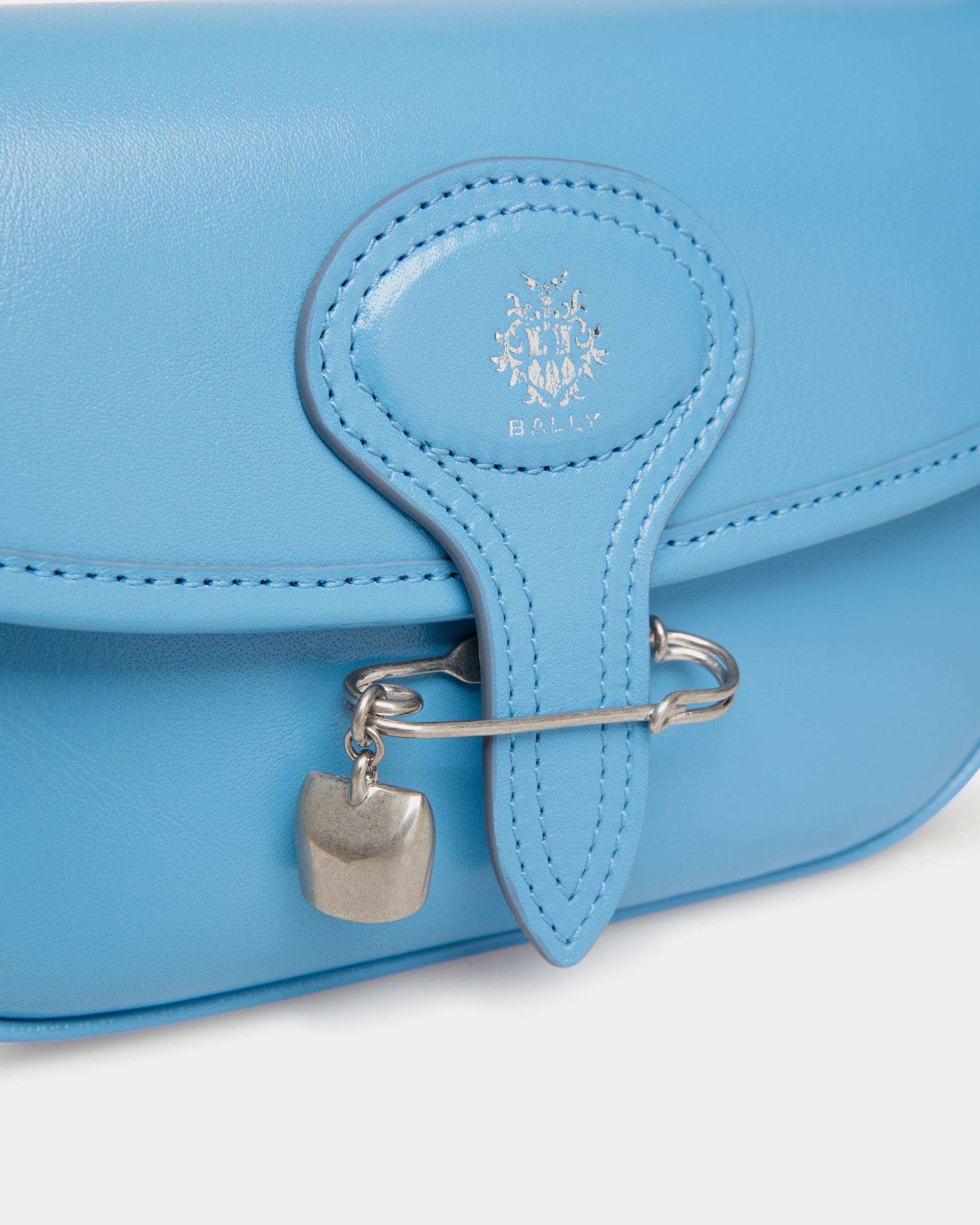 Bally Beckett Minibag in Leather With a Bally Pin-in-Blue-5-Bally Outlet