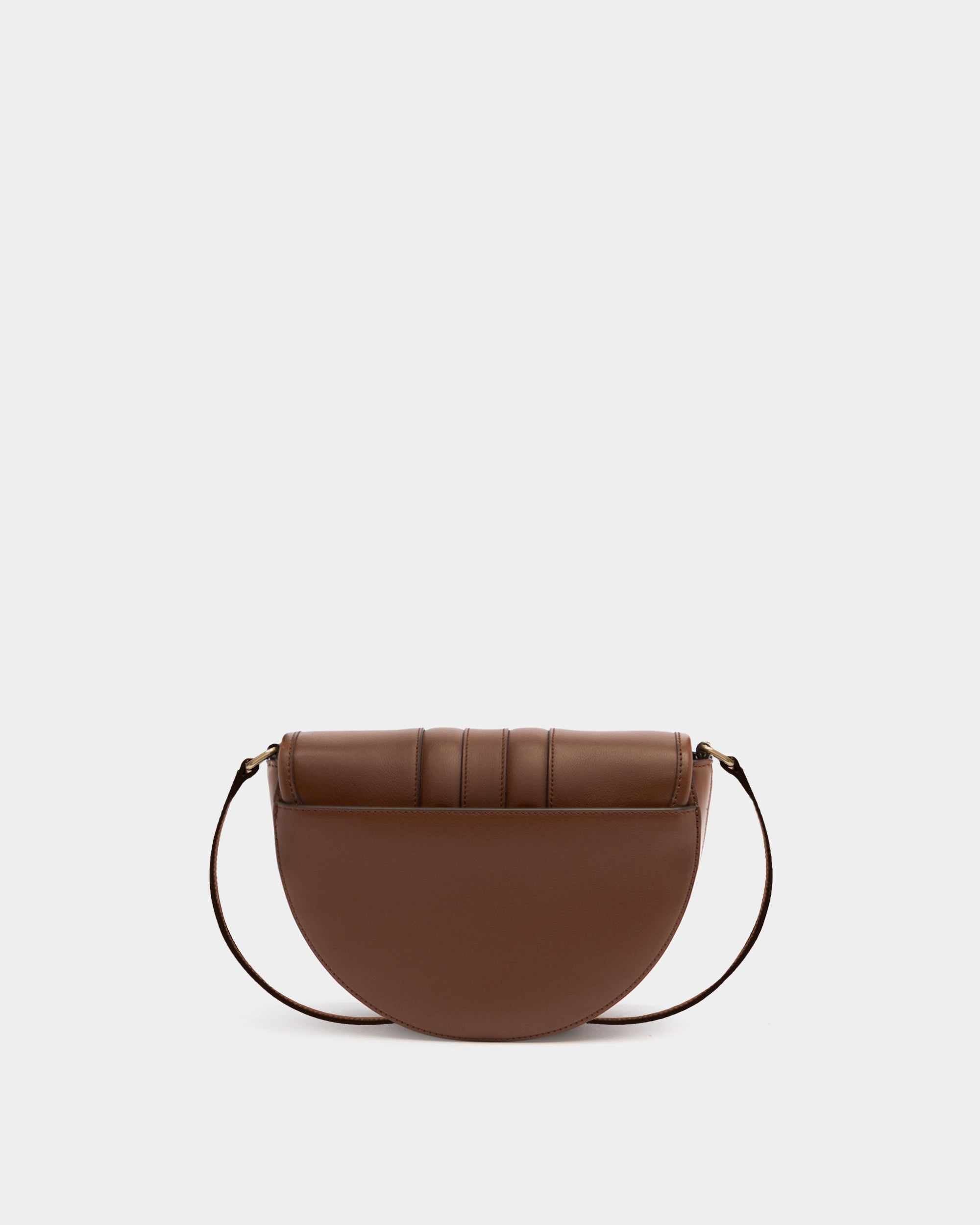 Bally Signature Crossbody Bag in Brown Leather-in-Brown-2-Bally Outlet
