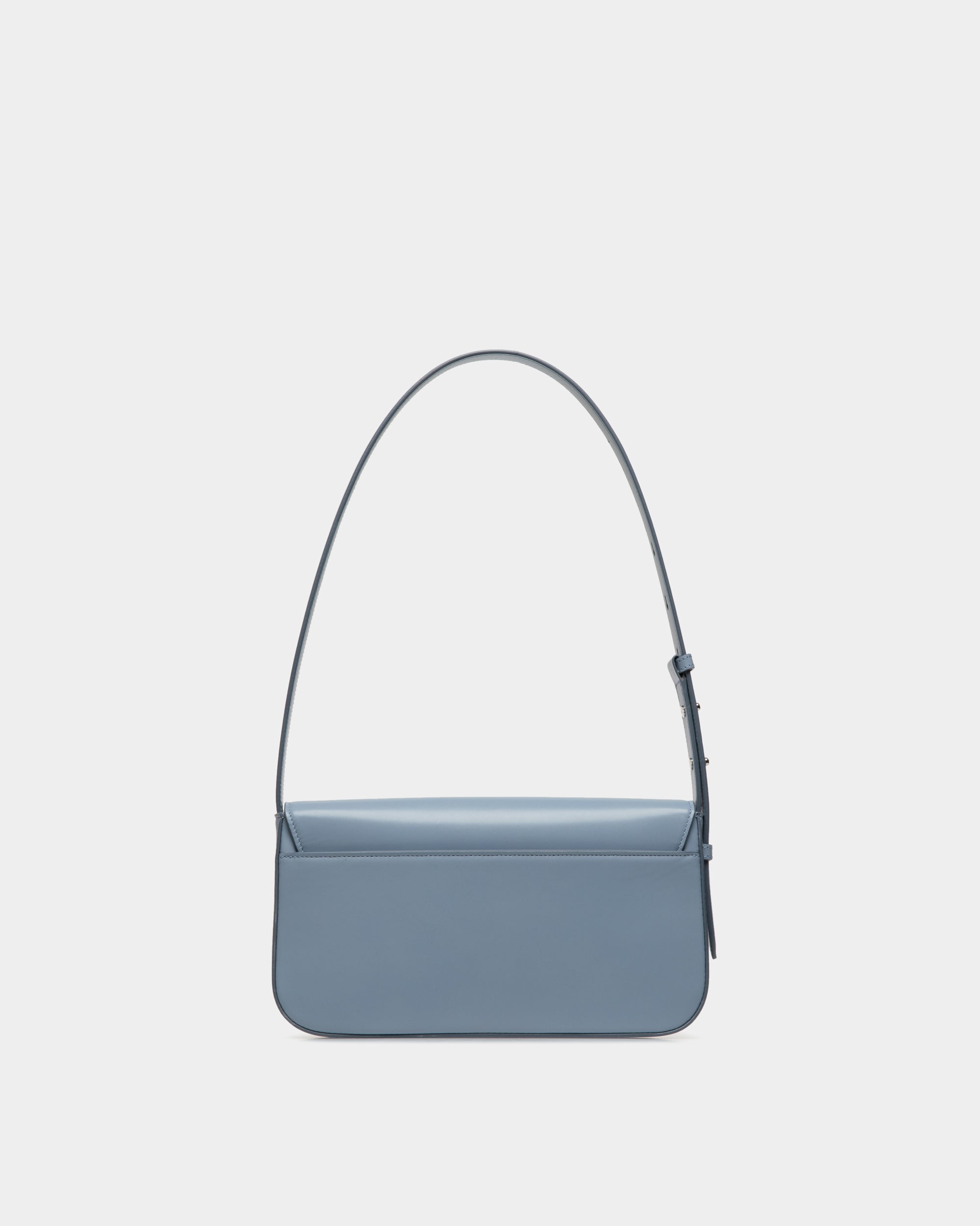 Bally Ollam Baguette Leather Bag-in-Light Blue-2-Bally Outlet