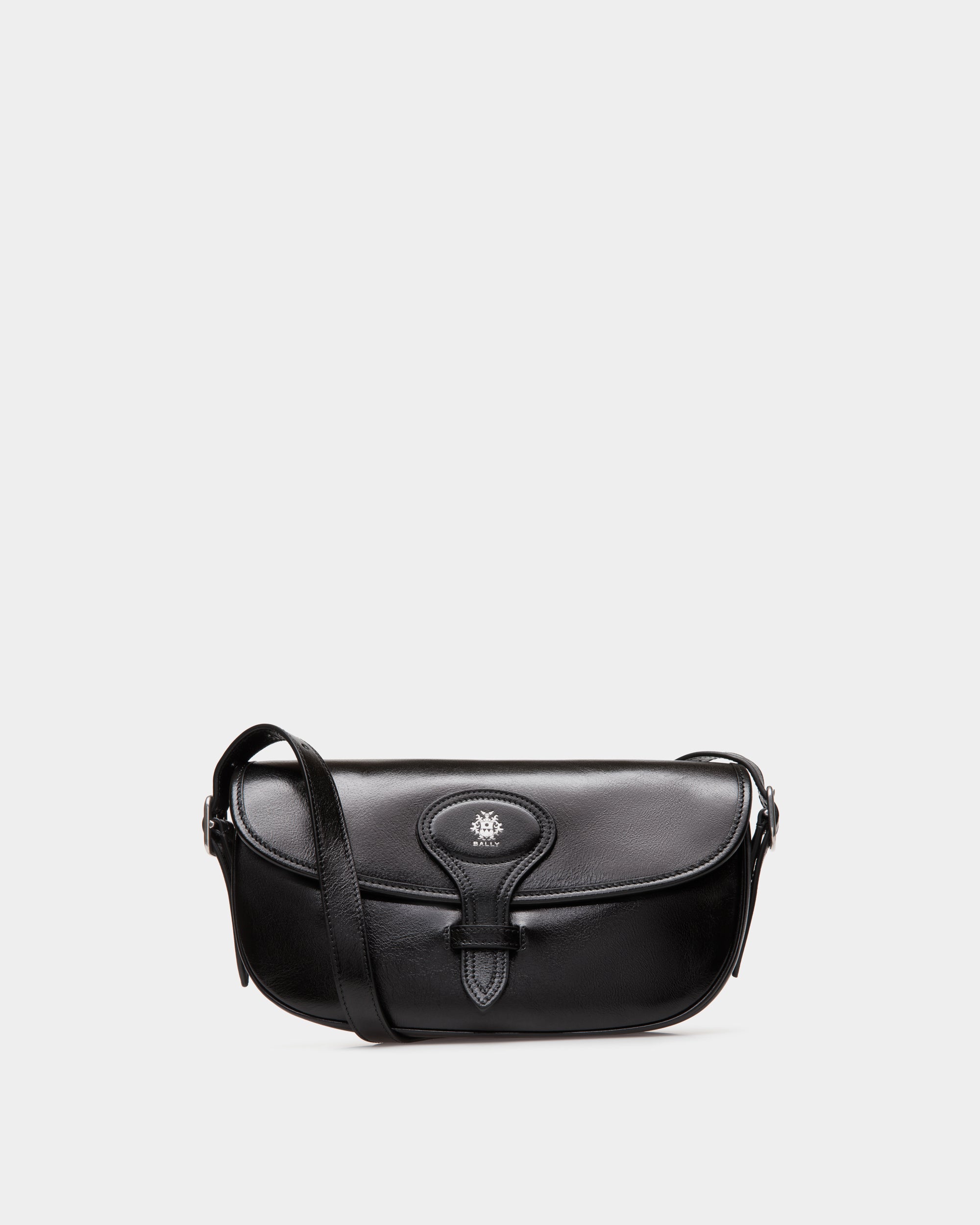 Bally Beckett Crossbody Bag in Leather-in-Black-1-Bally Outlet