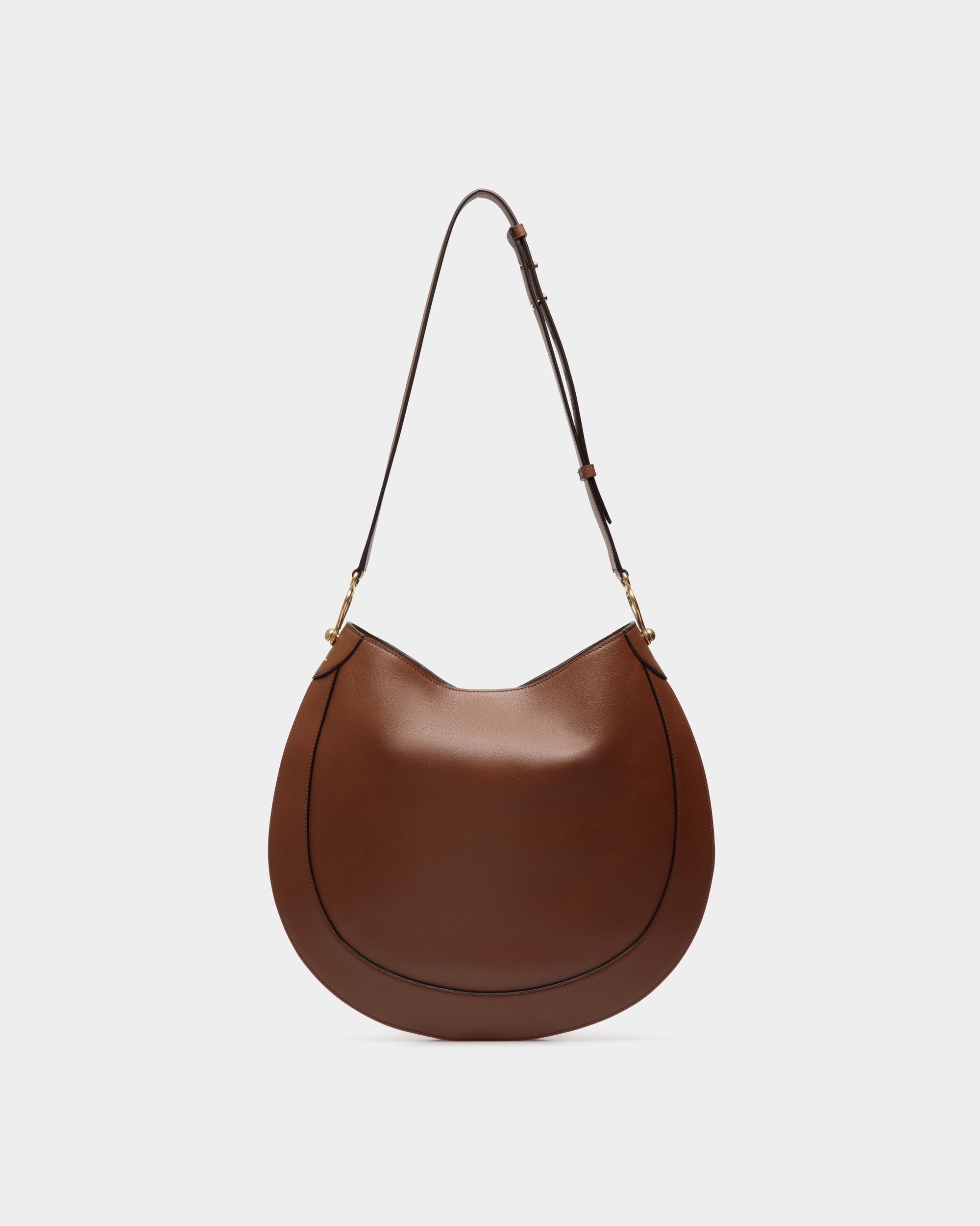 Bally Lune Hobo Bag in Leather-in-Brown-2-Bally Outlet