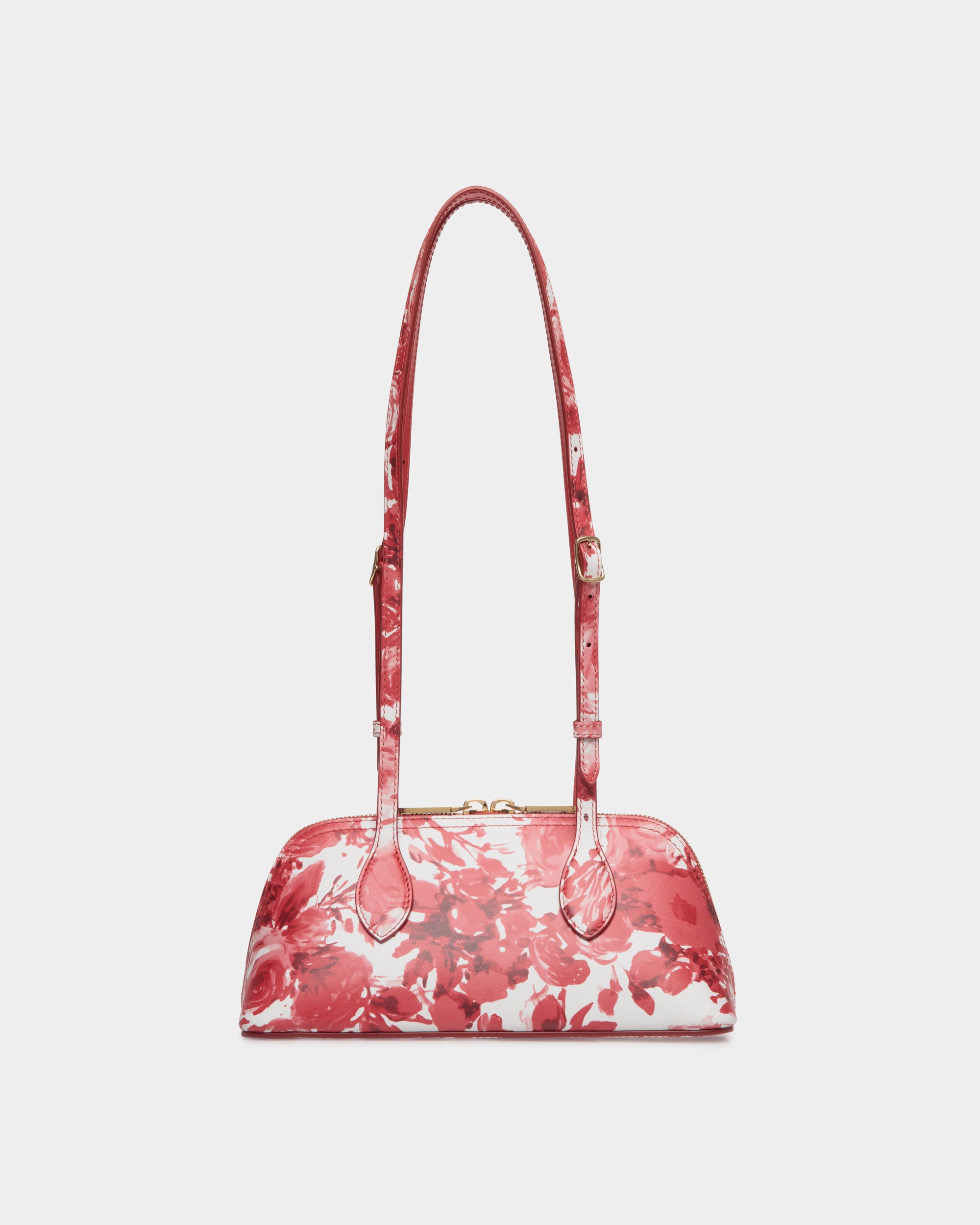 Bally Ray Minibag in Rosengarten Print Leather-in-Pink-2-Bally Outlet