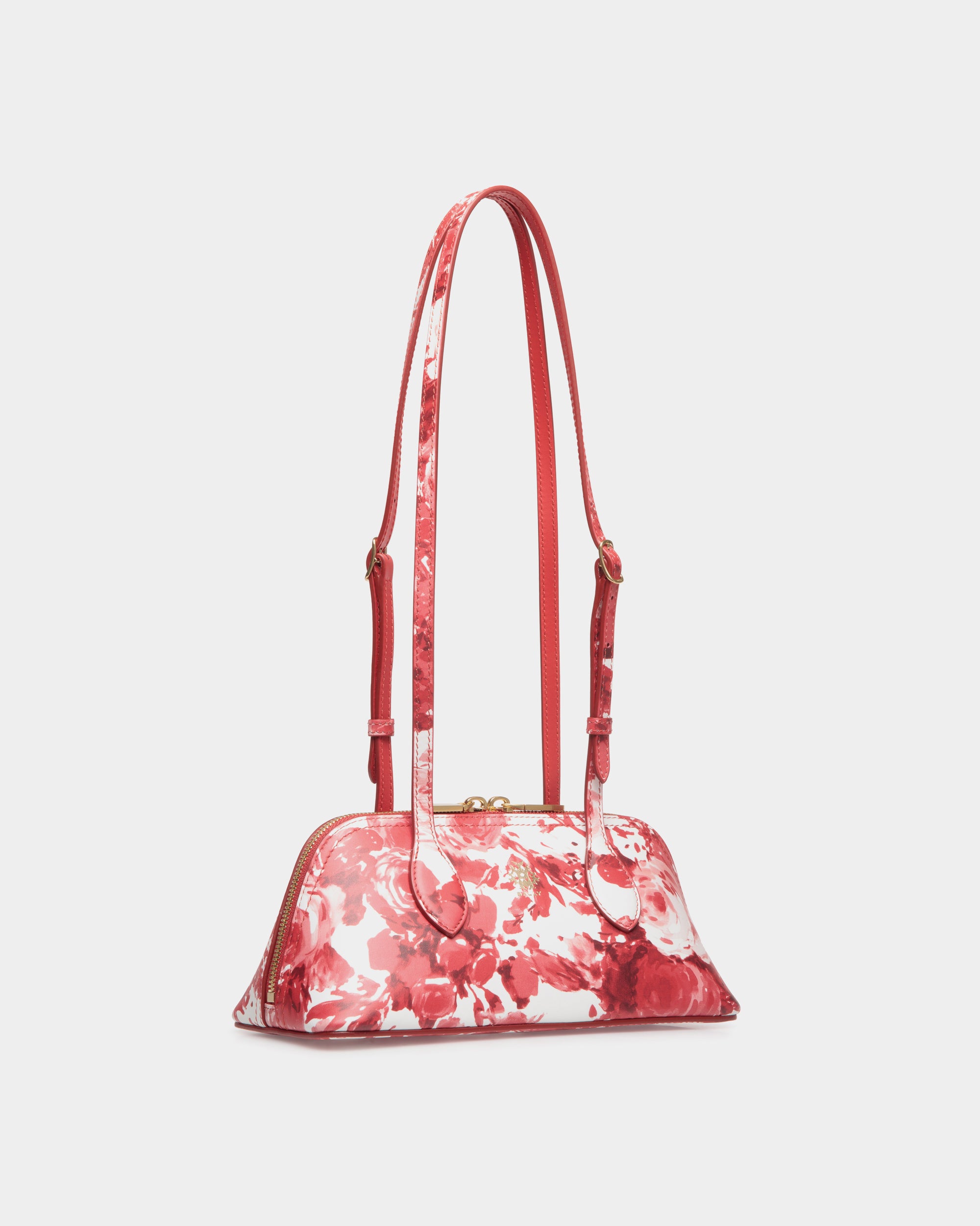 Bally Ray Minibag in Rosengarten Print Leather-in-Pink-3-Bally Outlet