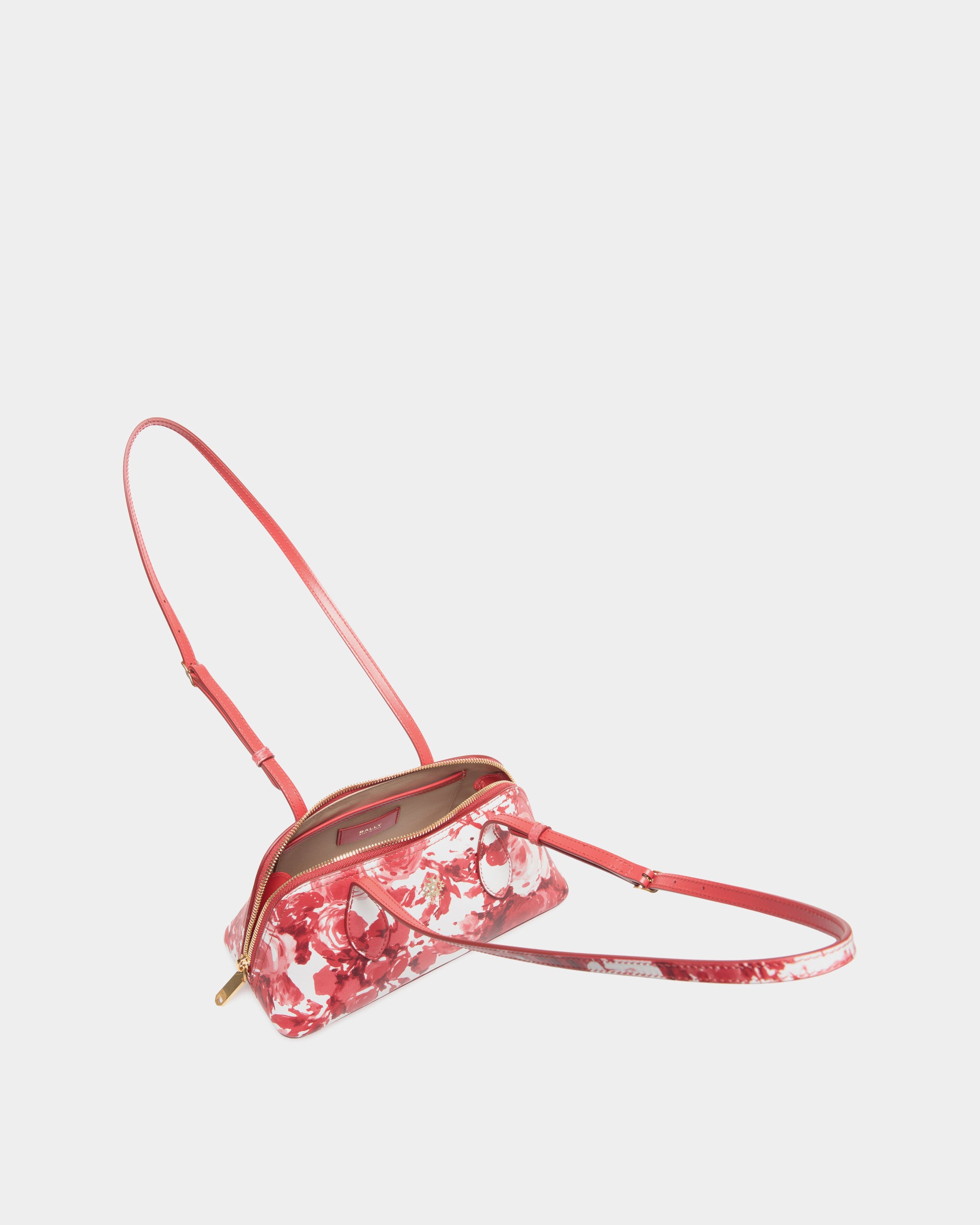 Bally Ray Minibag in Rosengarten Print Leather-in-Pink-4-Bally Outlet