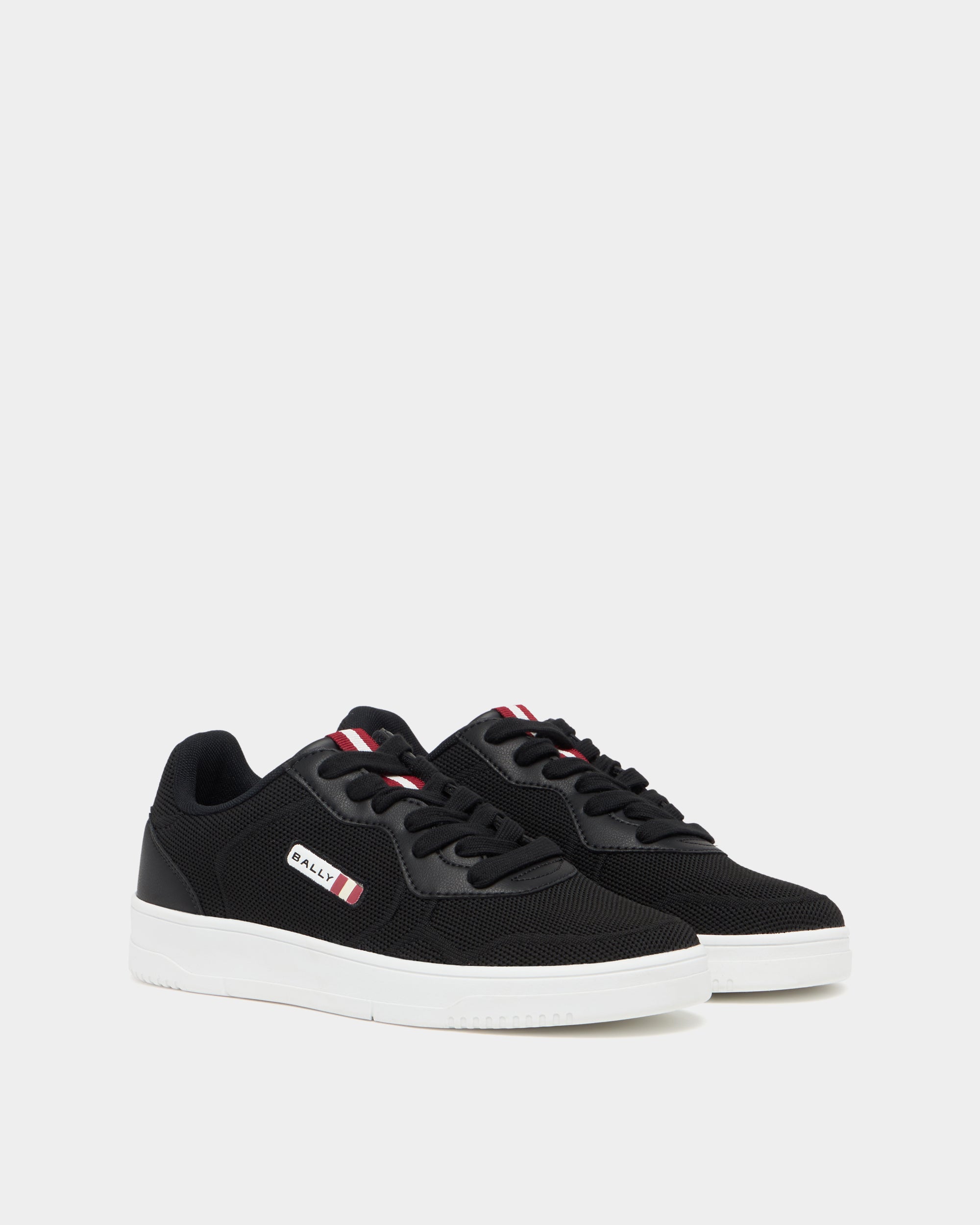 Bally Jasper Sneakers in Black Calf Leather-in-Black-1-Bally Outlet