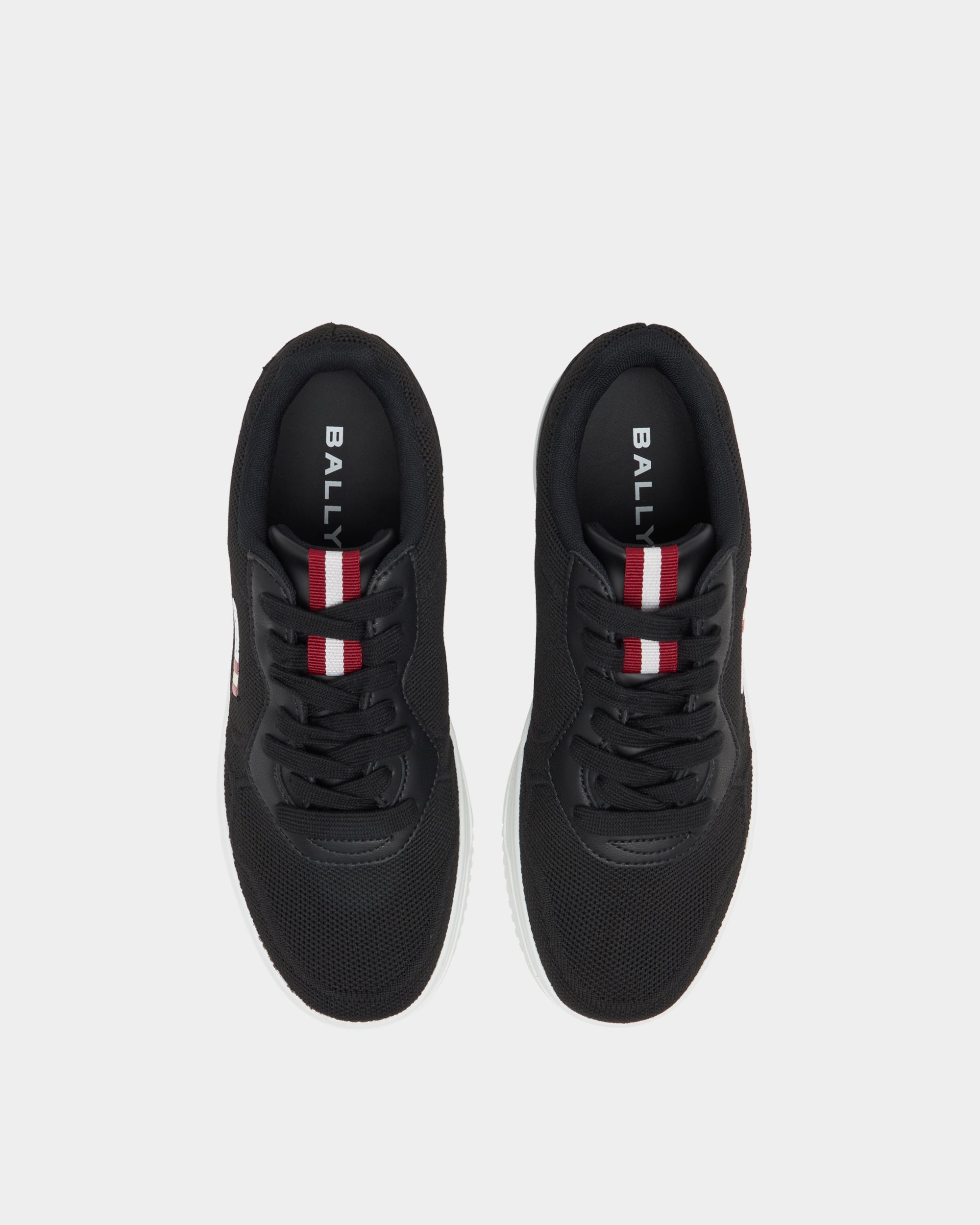 Bally Jasper Sneakers in Black Calf Leather-in-Black-4-Bally Outlet