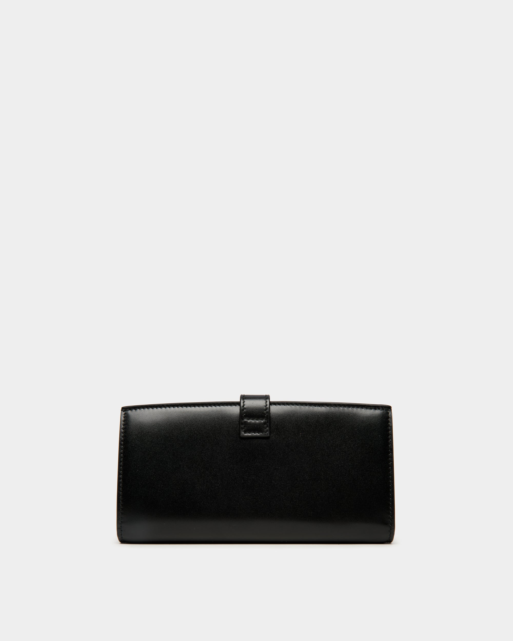 Ollam Long Wallet in Black Leather-6309190-(2)-Bally Indonesia.