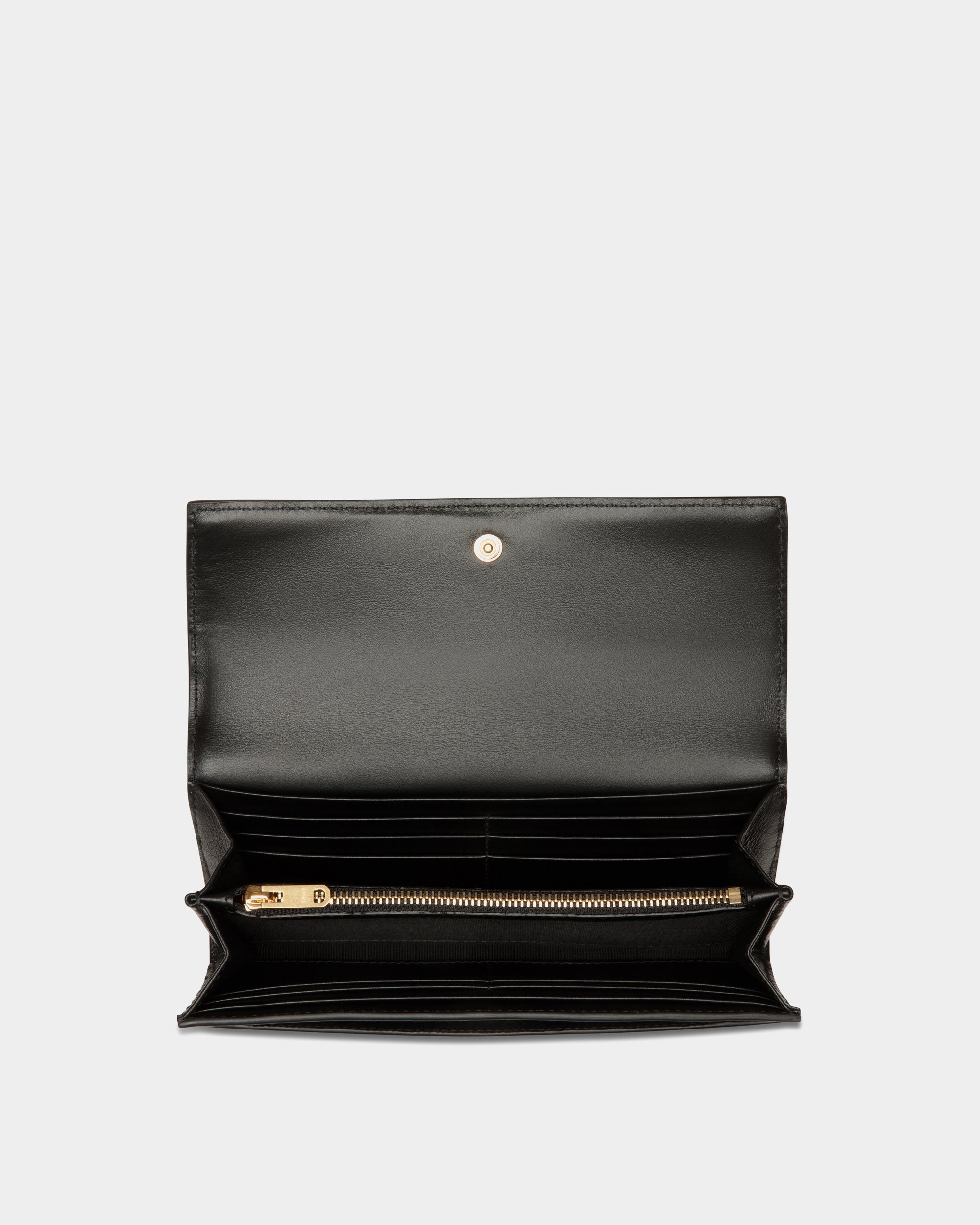 Code Long Wallet in Black Leather-6310462-(3)-Bally Indonesia.