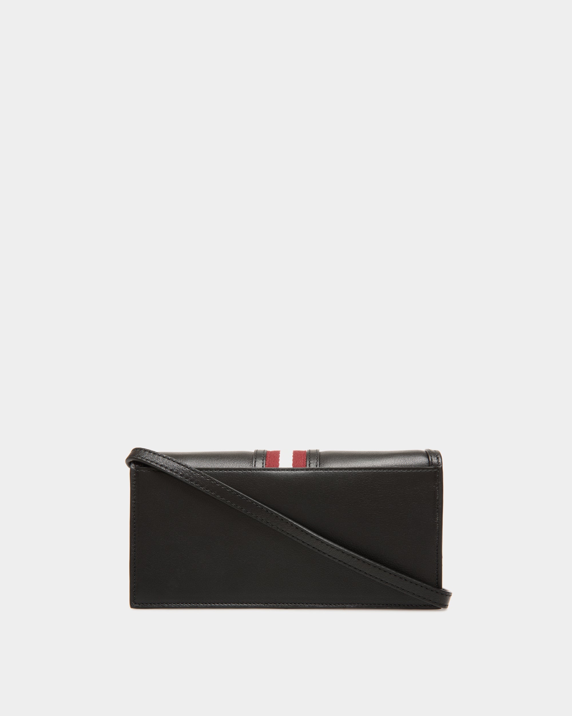 Code Phone Wallet in Black Leather-6310857-(2)-Bally Indonesia.
