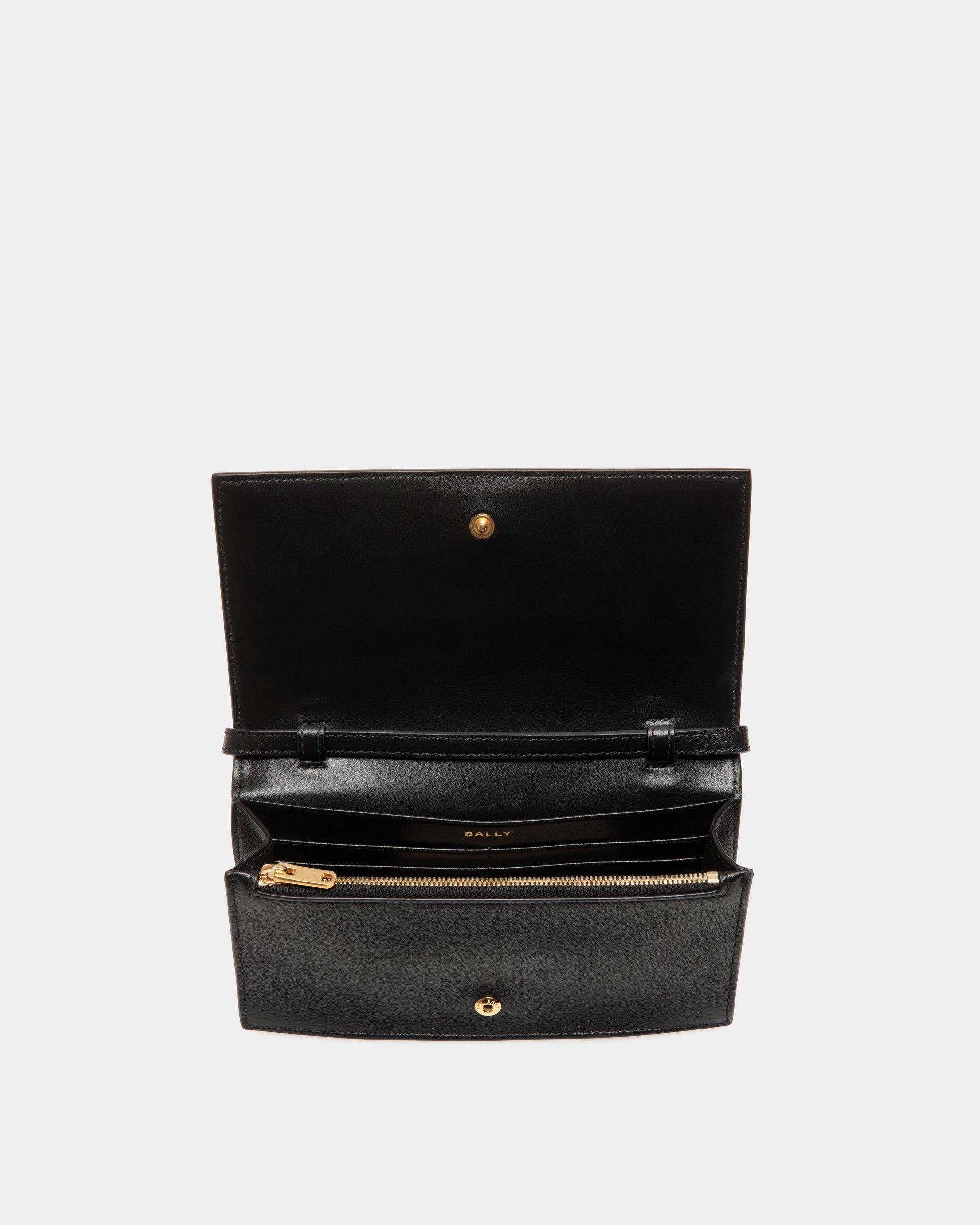 Code Phone Wallet in Black Leather-6310857-(3)-Bally Indonesia.