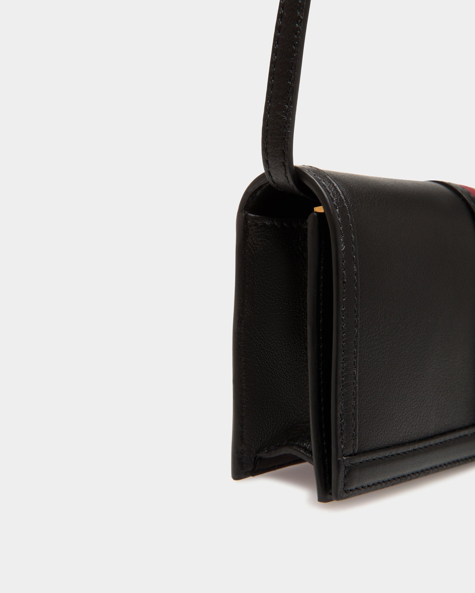 Code Phone Wallet in Black Leather-6310857-(5)-Bally Indonesia.