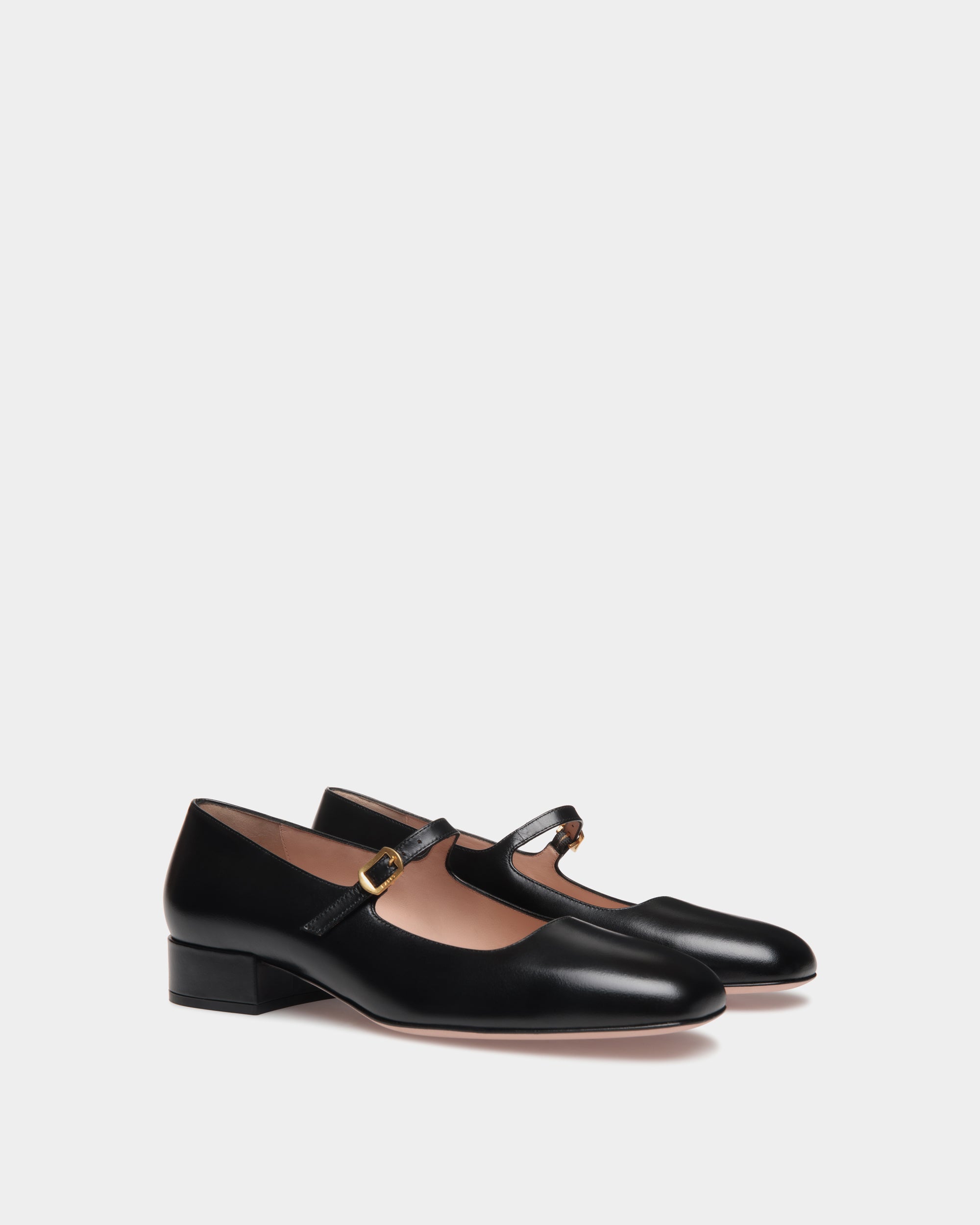 Bally Ballyrina Pump Leather Heels-in-Black-2-Bally Outlet