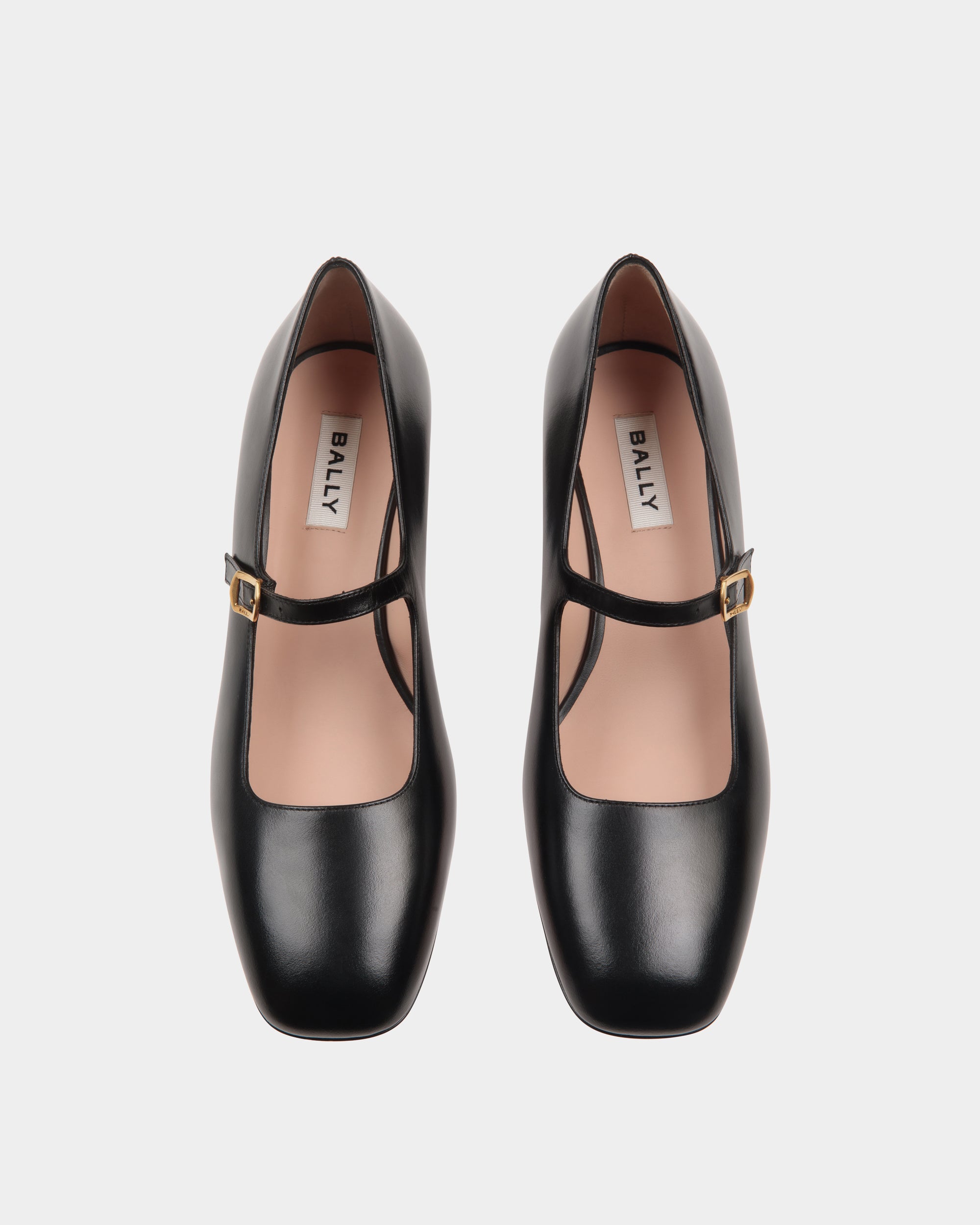 Bally Ballyrina Pump Leather Heels-in-Black-4-Bally Outlet