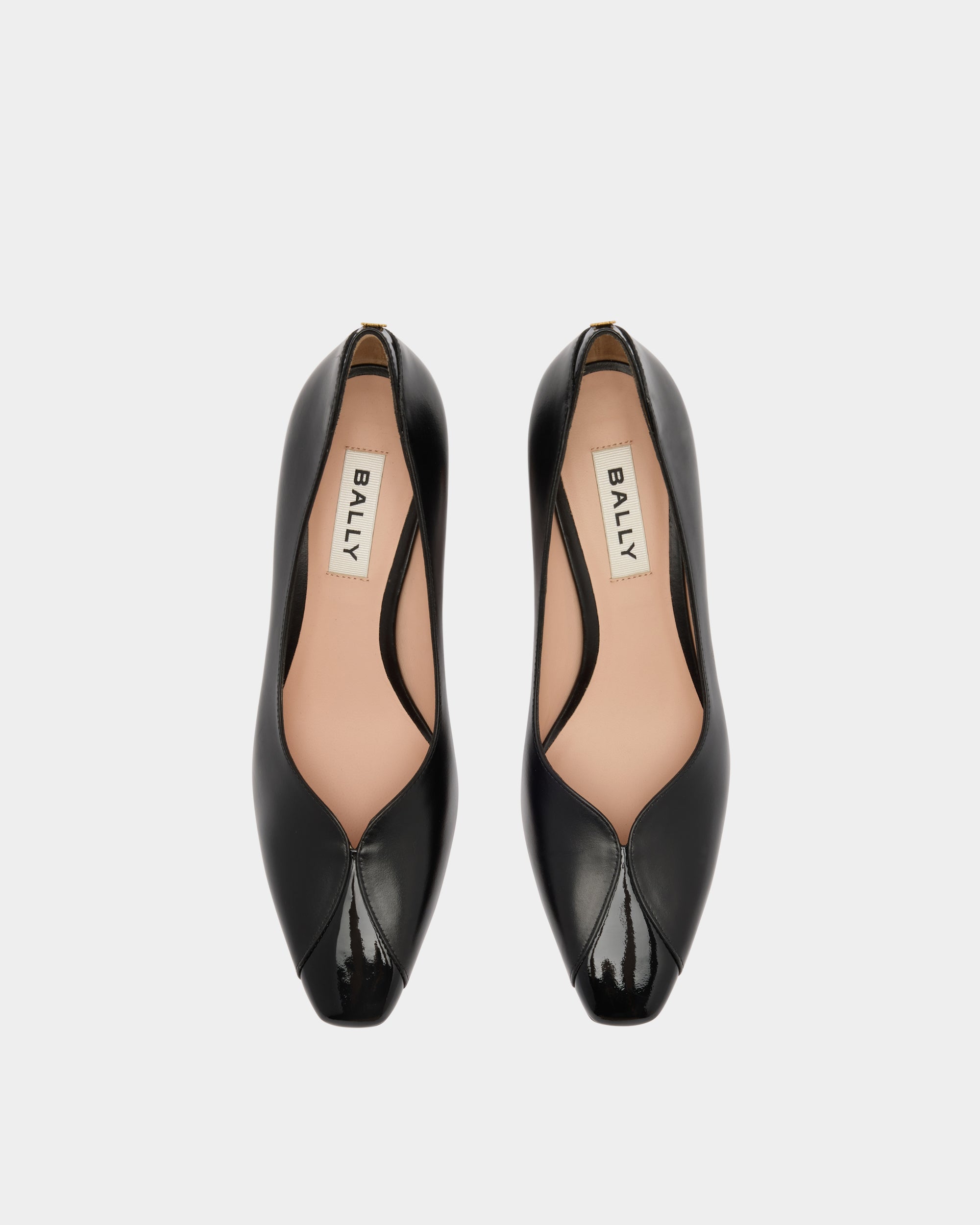Bally Sylt Pump in Black Leather-in-Black-4-Bally Outlet