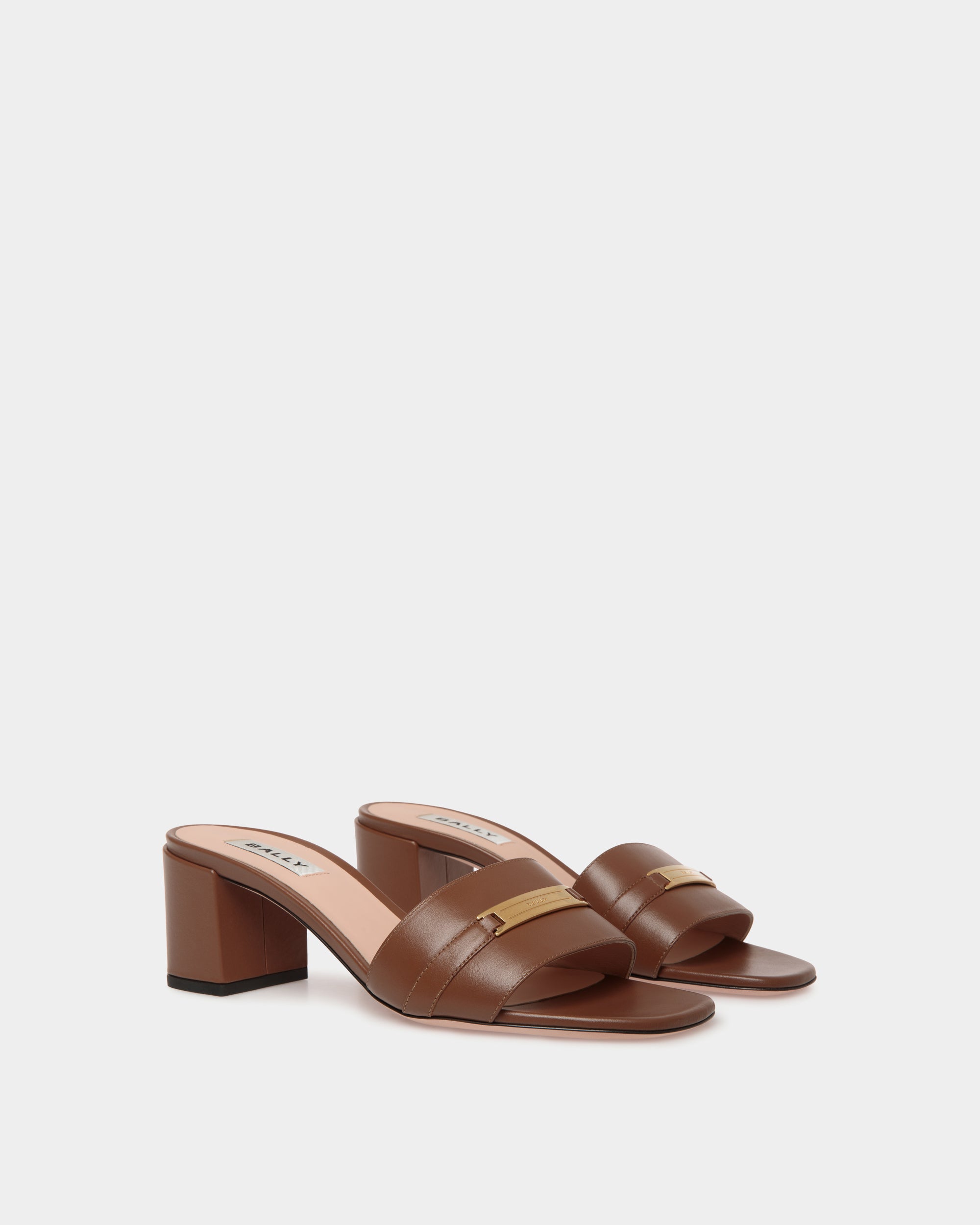Bally Deco Sandal in Leather-in-Brown-2-Bally Outlet
