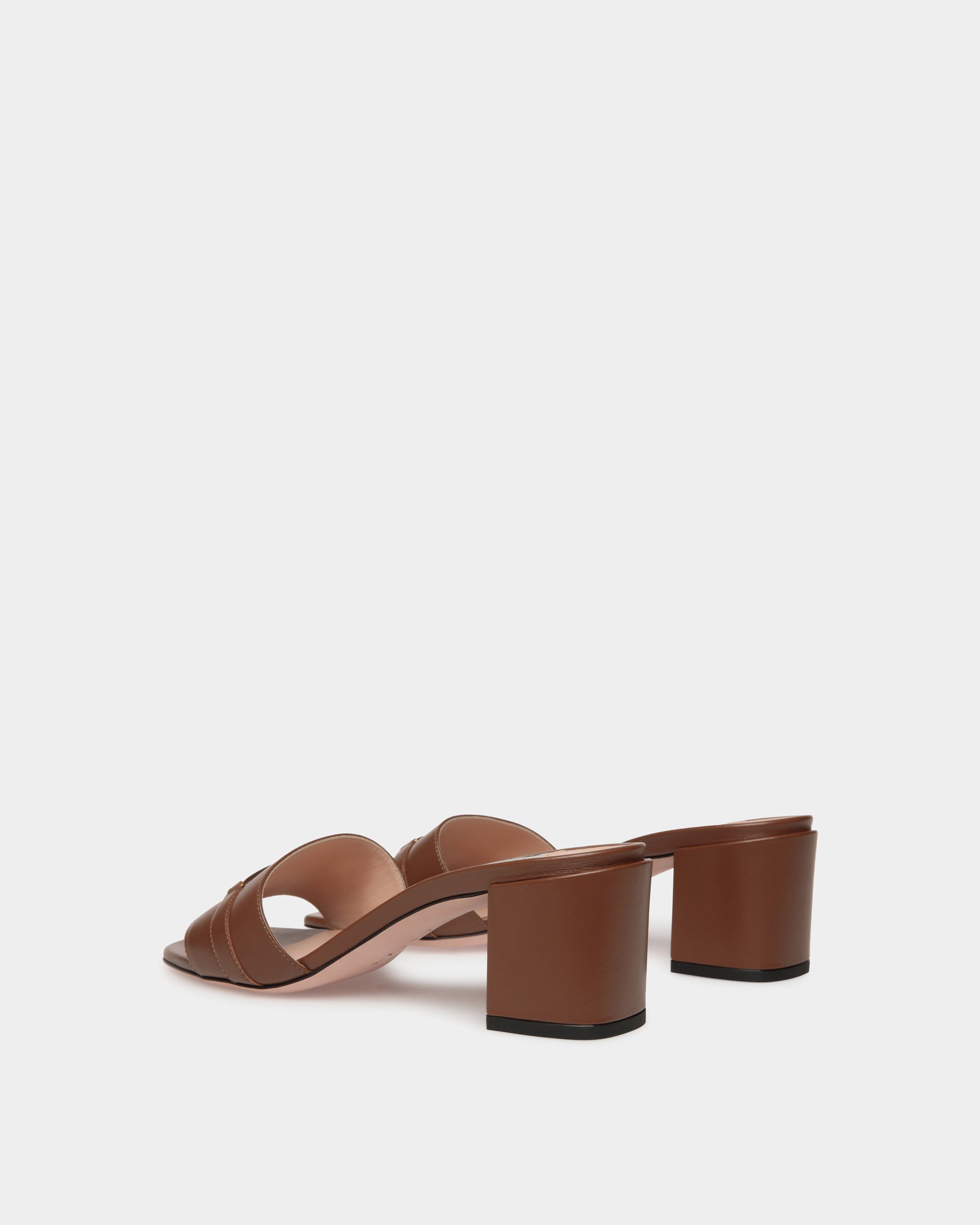 Bally Deco Sandal in Leather-in-Brown-3-Bally Outlet