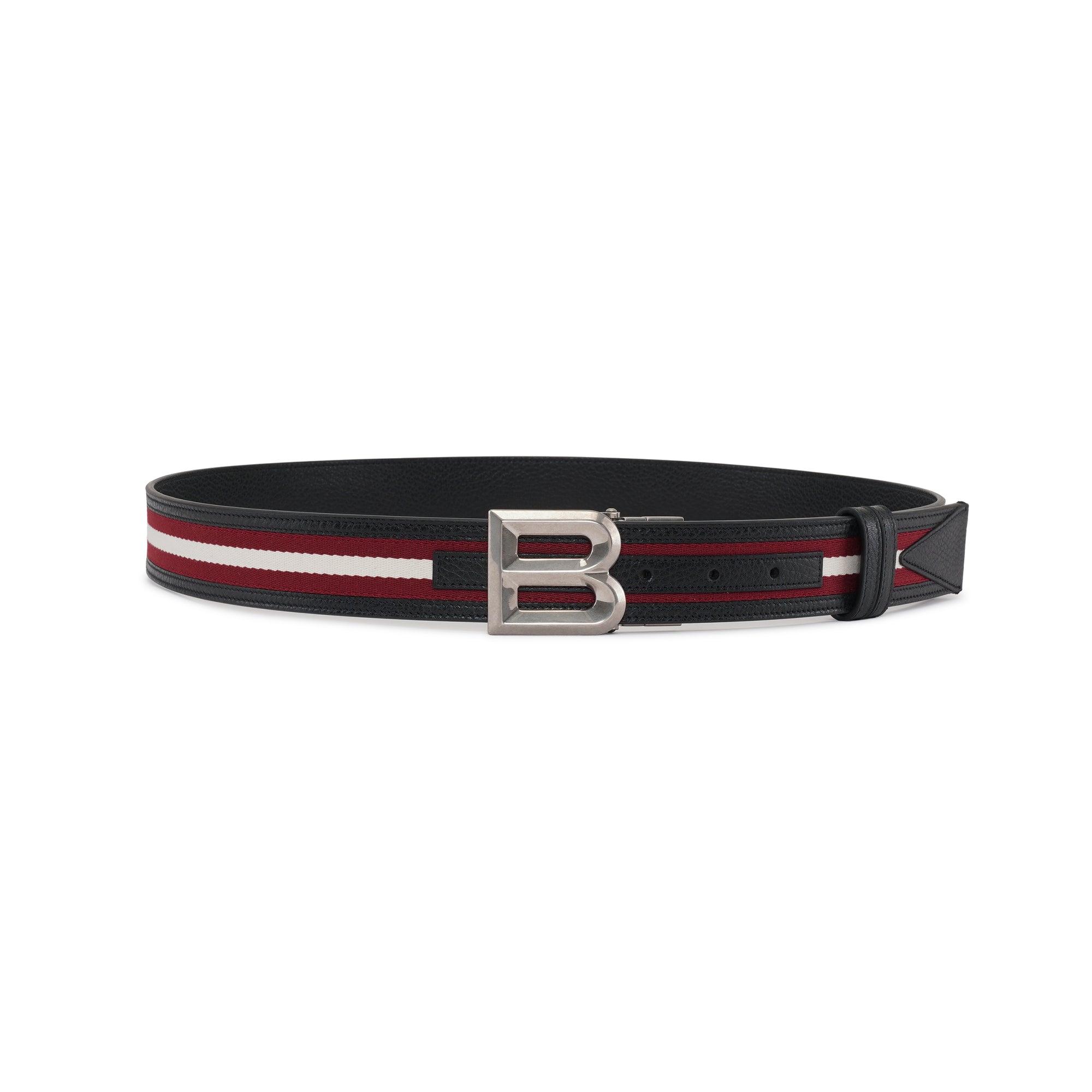 Bally B BOLD 35mm Leather Belt-in-Black-1-Bally Outlet