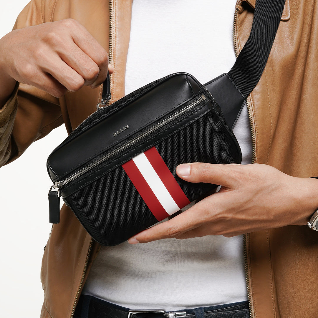 Bally Thate Crossbody Bag in Leather-in-Black-6-Bally Outlet