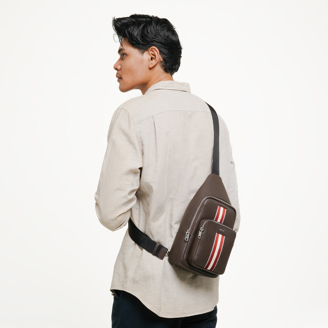 Bally Harrey Crossbody Bag in Leather-in-Brown-7-Bally Outlet