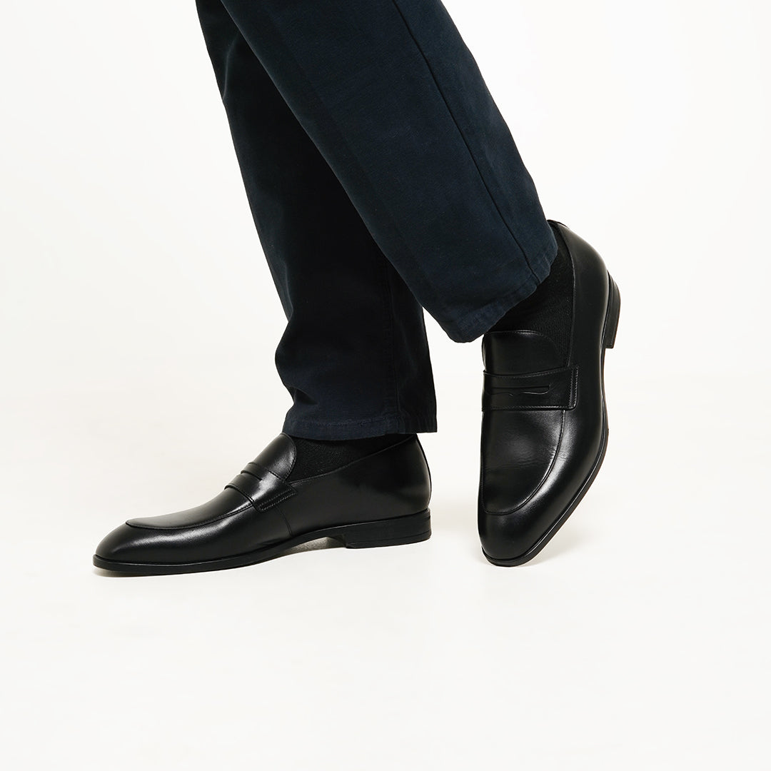 Bally Odaly Loafer in Leather-in-Black-5-Bally Outlet