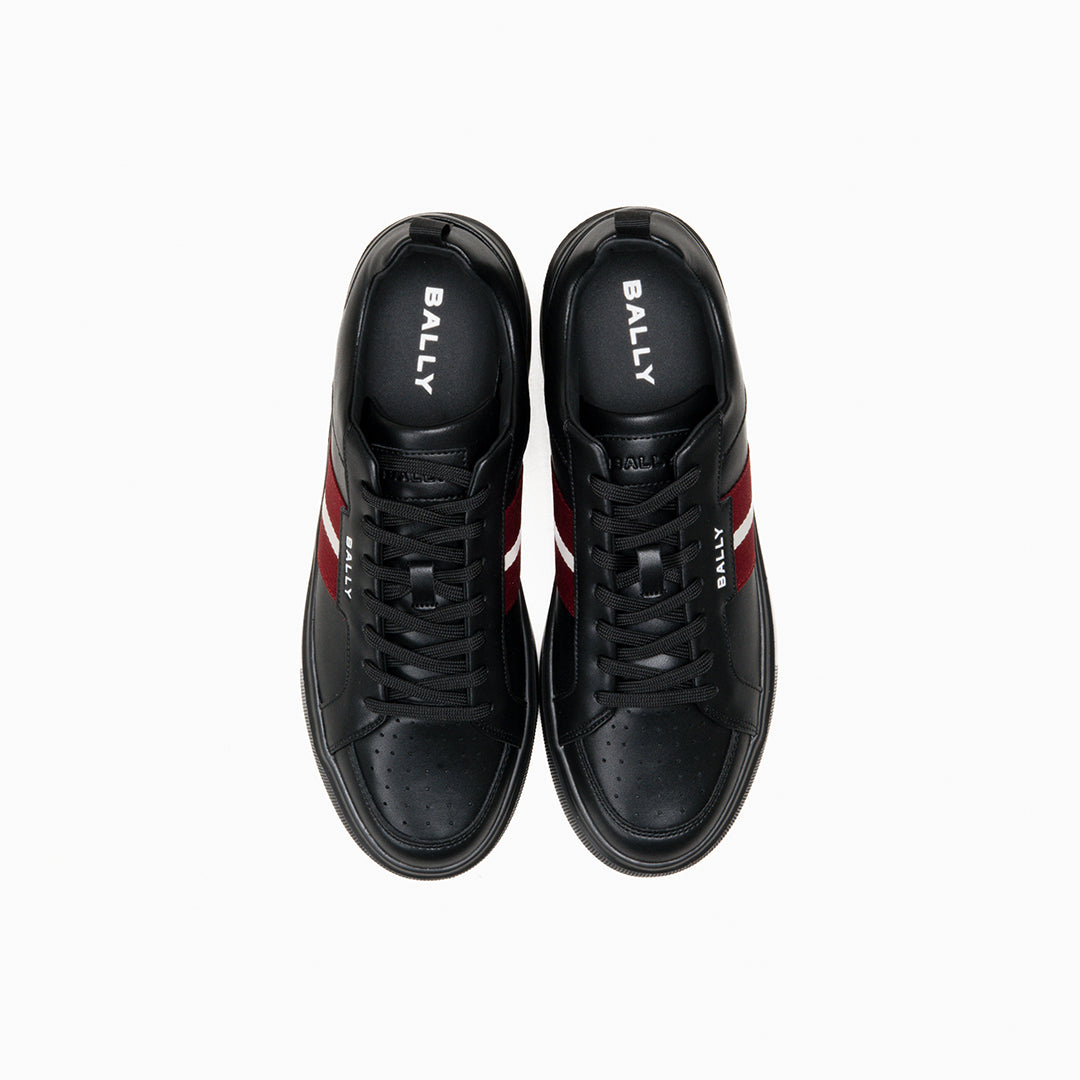 Bally Bennys Sneakers in Leather-in-Black-3-Bally Outlet