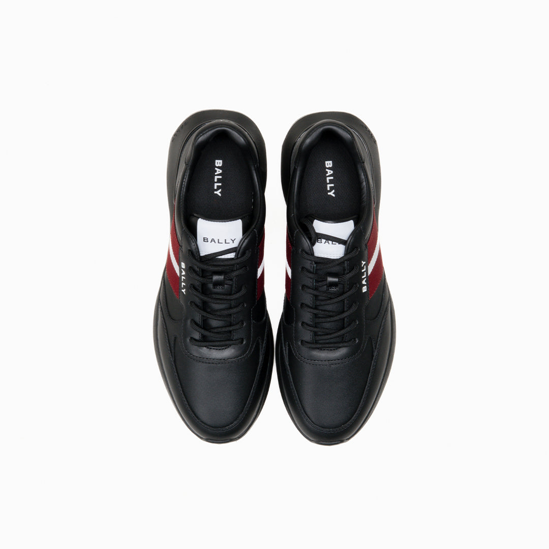 Bally Senny Sneakers in Leather-in-Black-3-Bally Outlet