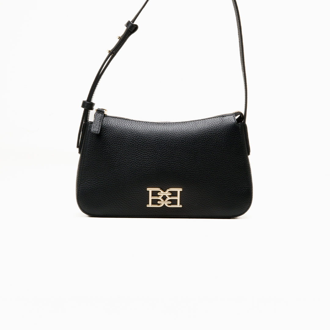 Bally Bchain SH Bag in Leather-in-Black-1-Bally Outlet
