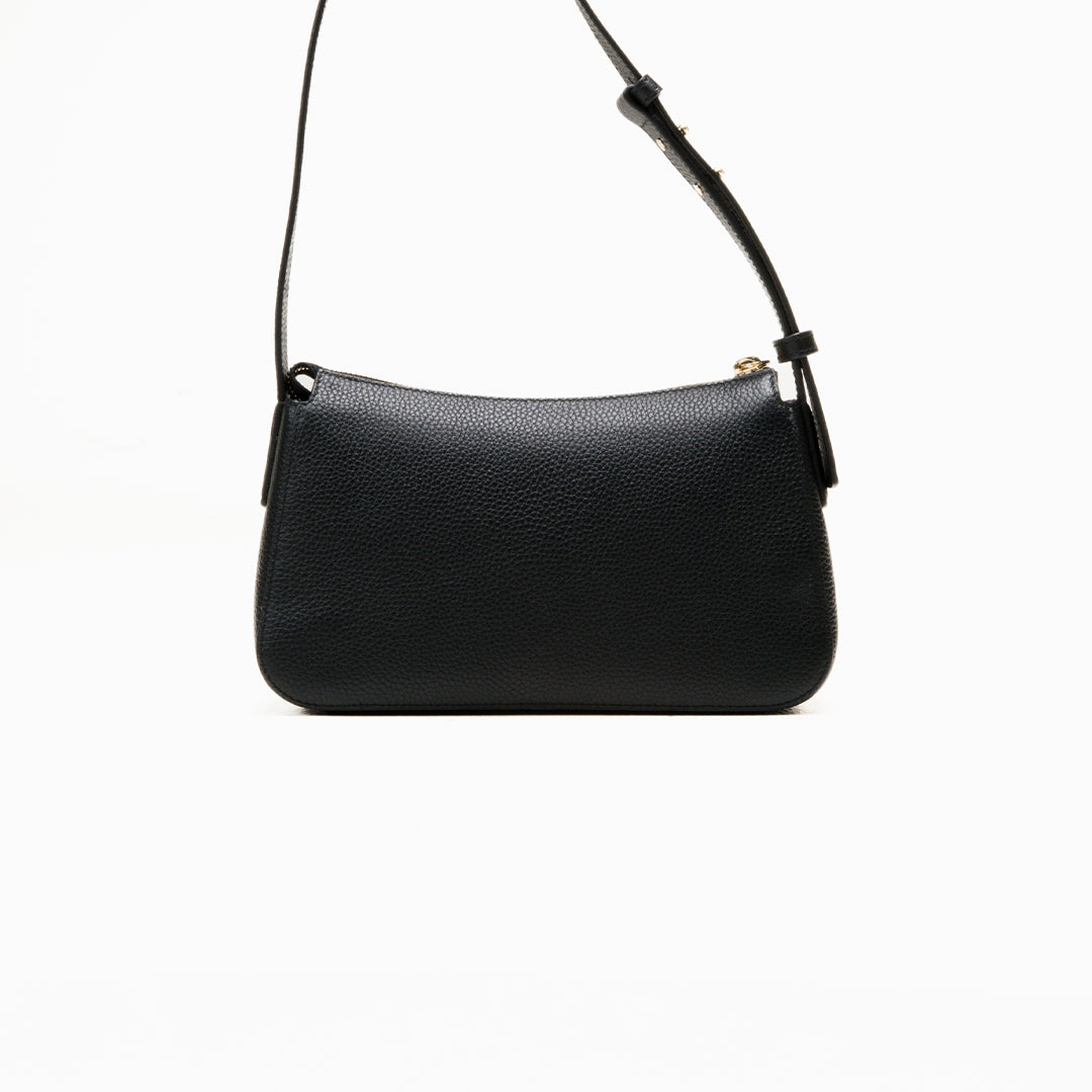 Bally Bchain SH Bag in Leather-in-Black-3-Bally Outlet