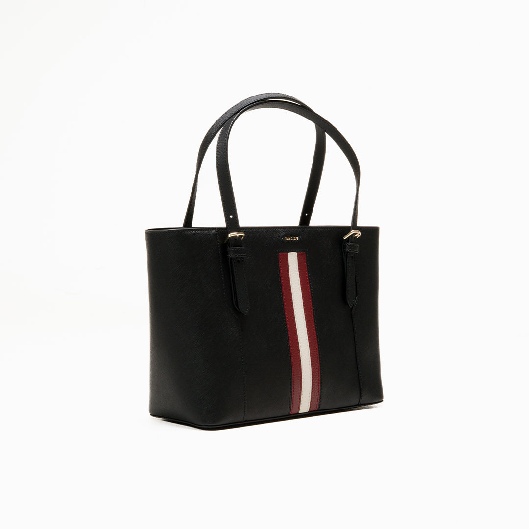 Bally Supra SM Totes in Leather-in-Black-2-Bally Outlet