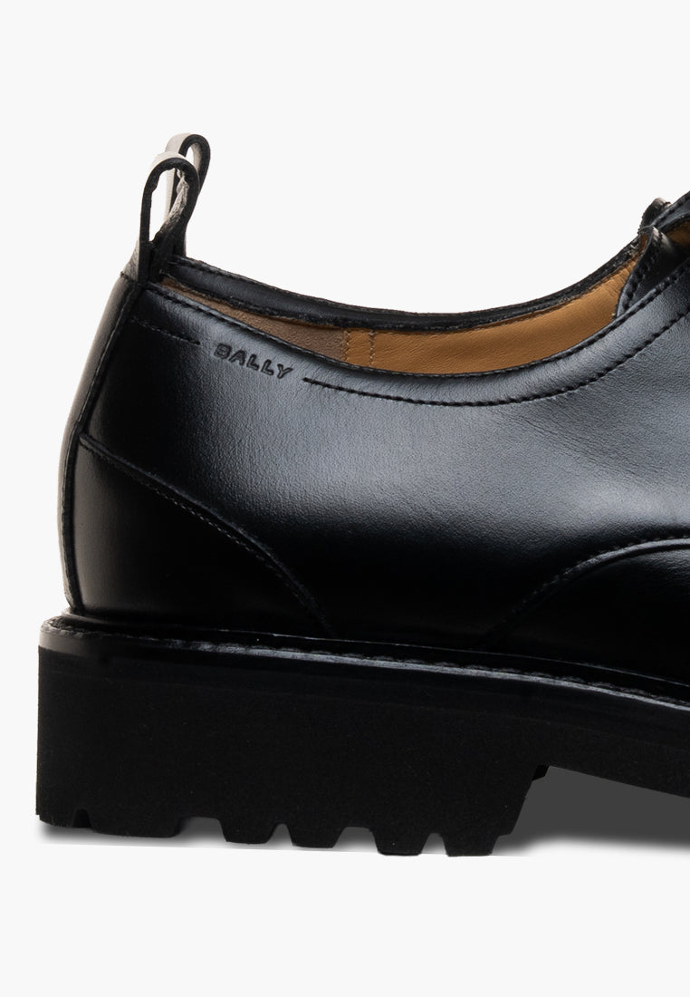Brixton O Leather Espardilles-in-Black-3-Bally Outlet