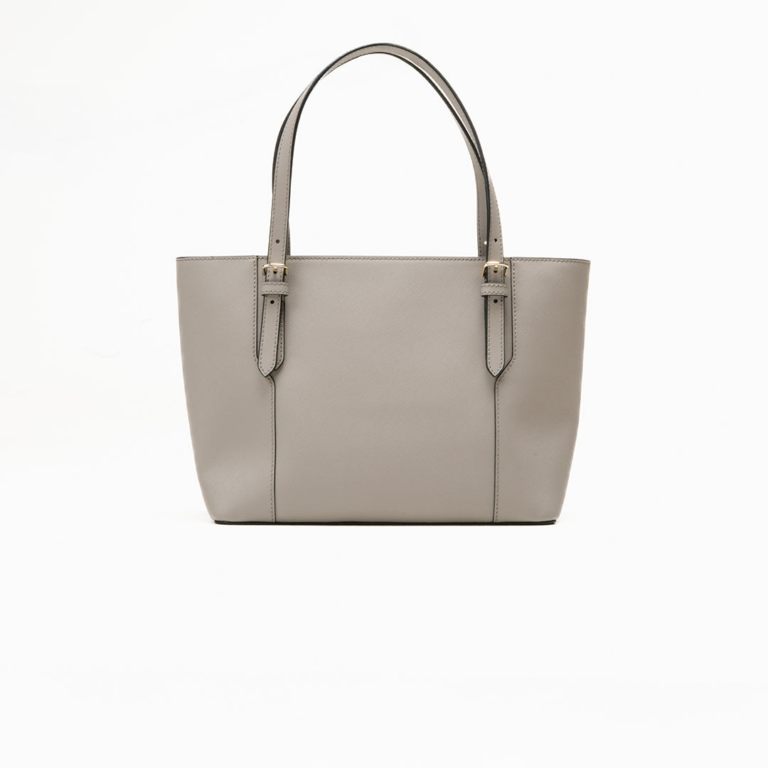 Bally Supra SM Totes in Leather-in-Grey-3-Bally Outlet